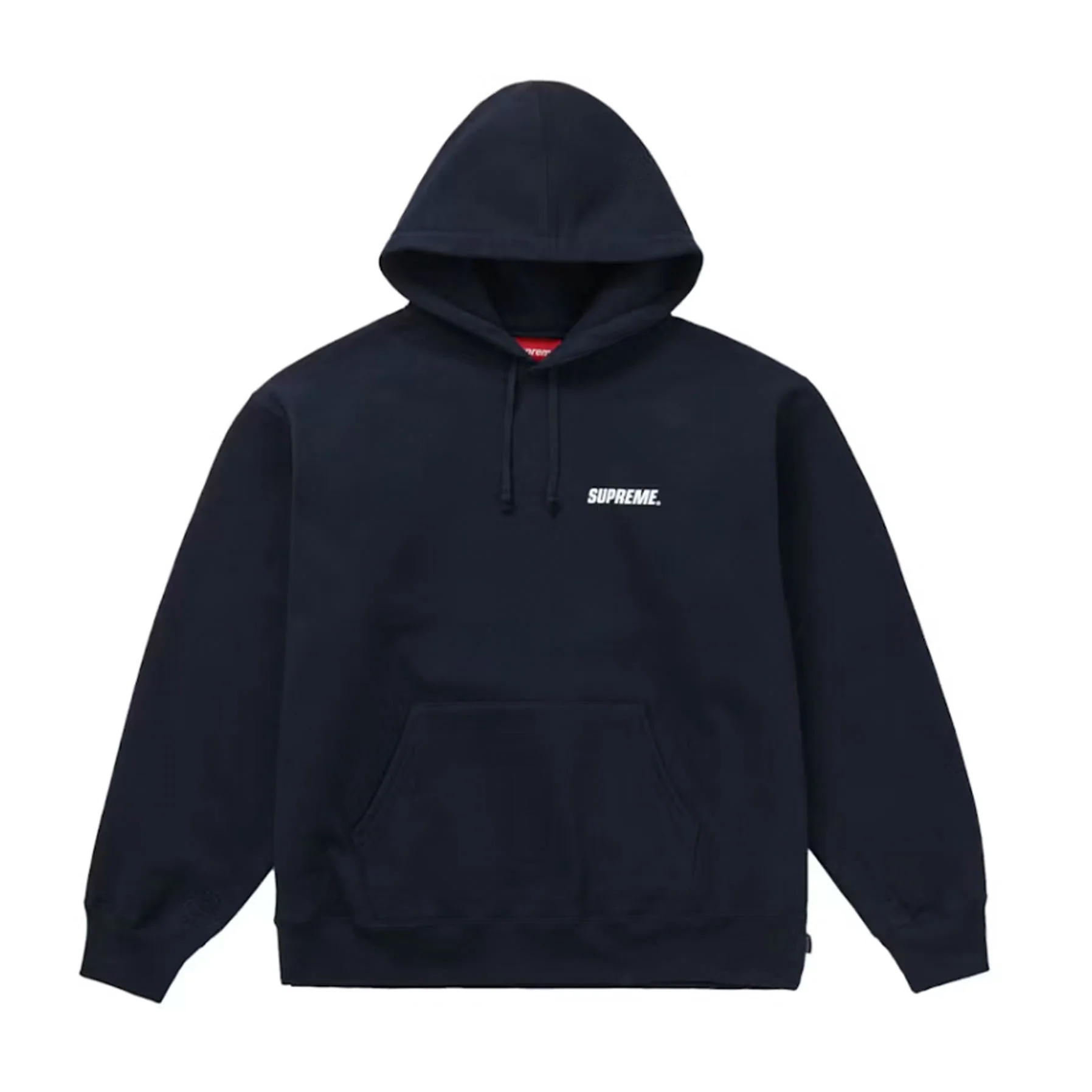 Supreme Crown Hooded Sweatshirt Navy [USED] - XL (Used) - Image 2