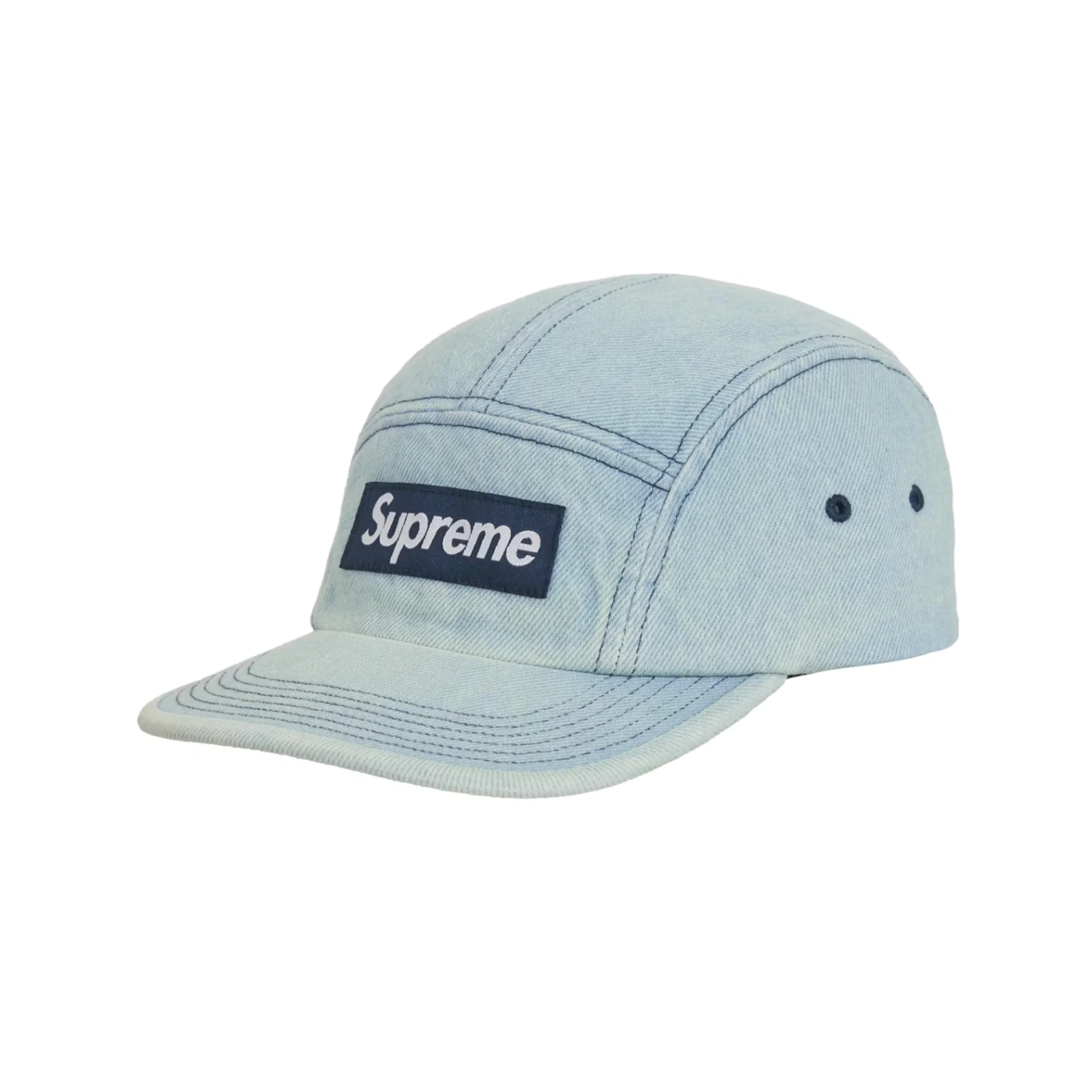 Supreme Denim Camp Cap (SS25) Blue