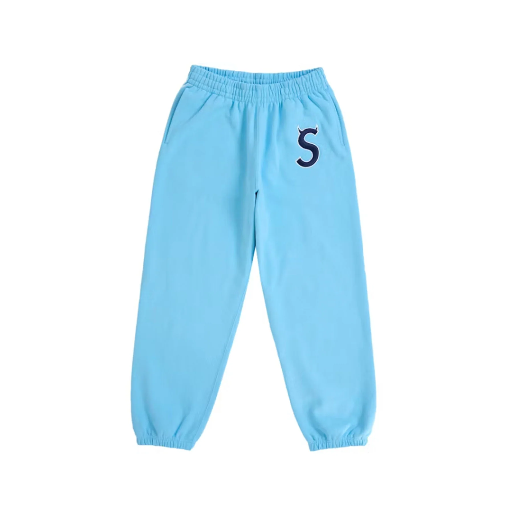Supreme Devil S Logo Sweatpant Light Blue [USED] - XXL (Used)