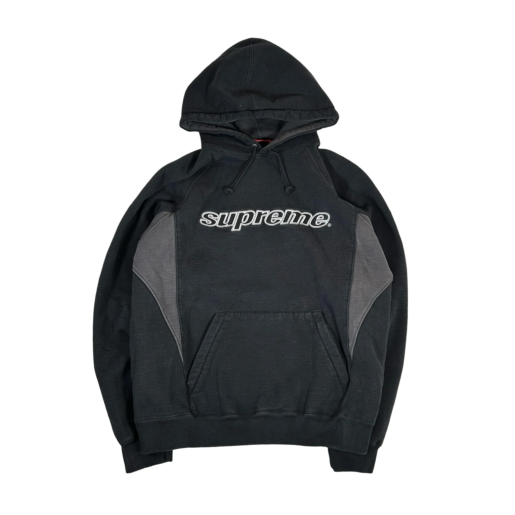 Supreme Division Hooded Sweatshirt Black [USED] - L (Used)