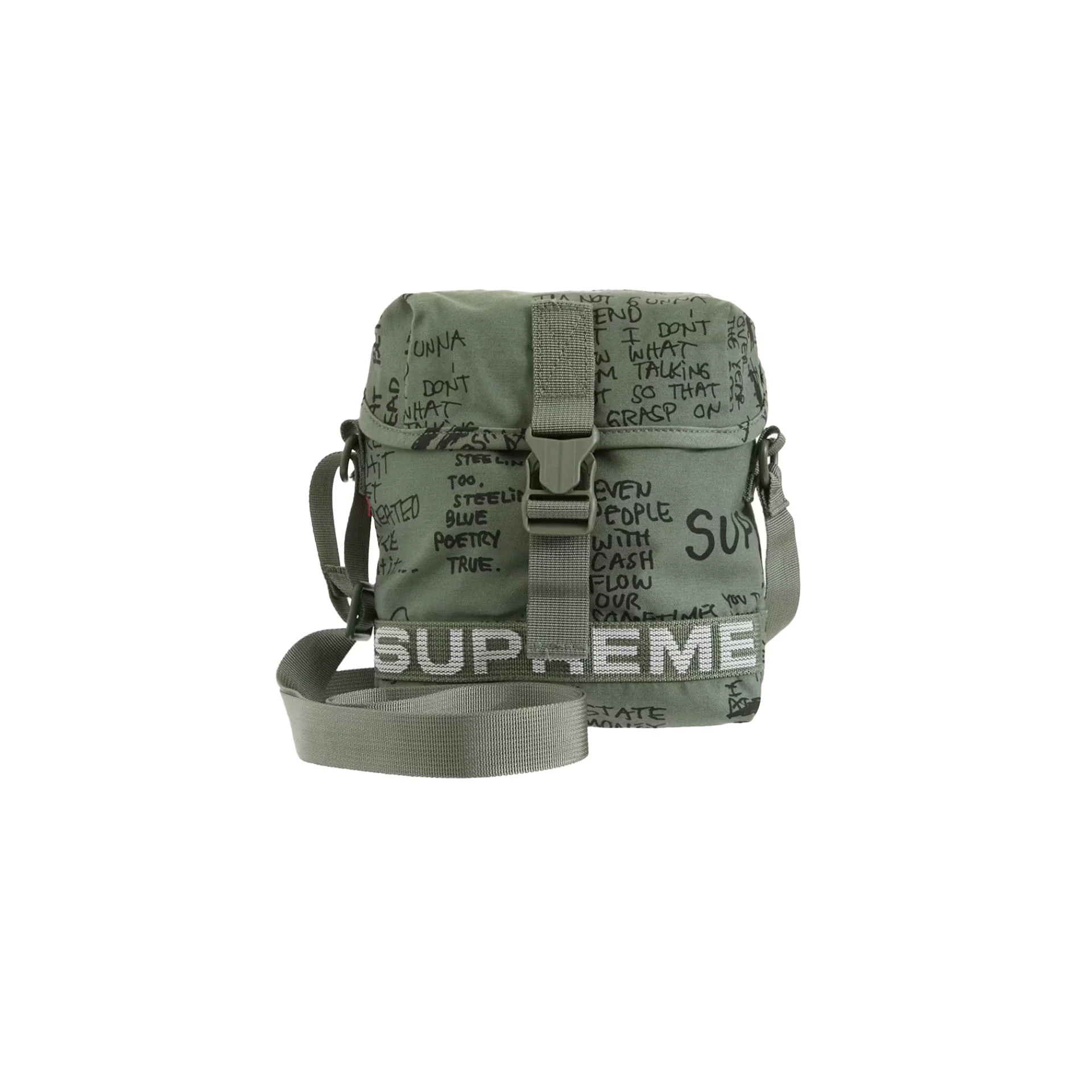 Supreme Field Side Bag Olive Gonz