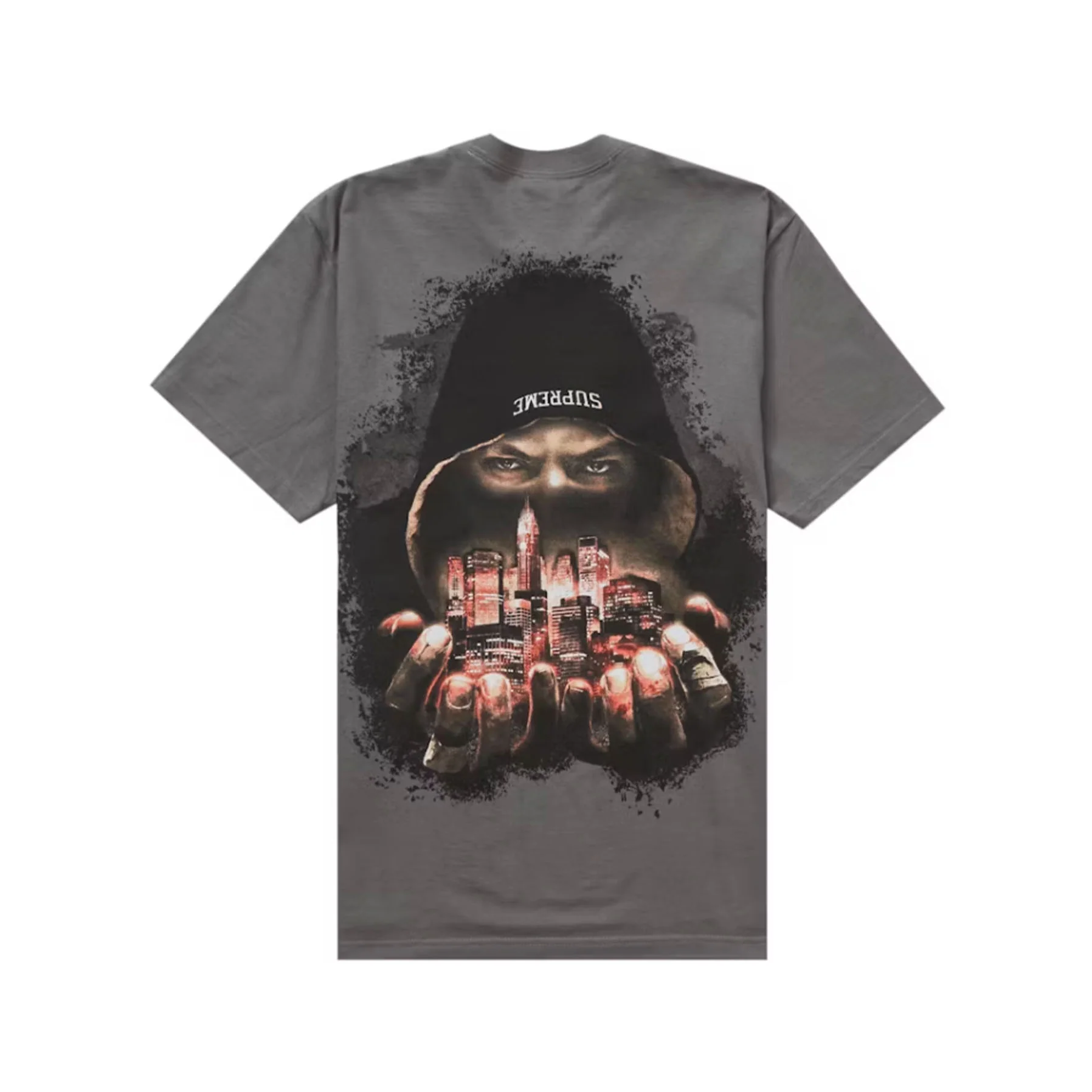 Supreme Fighter Tee Charcoal - Image 2