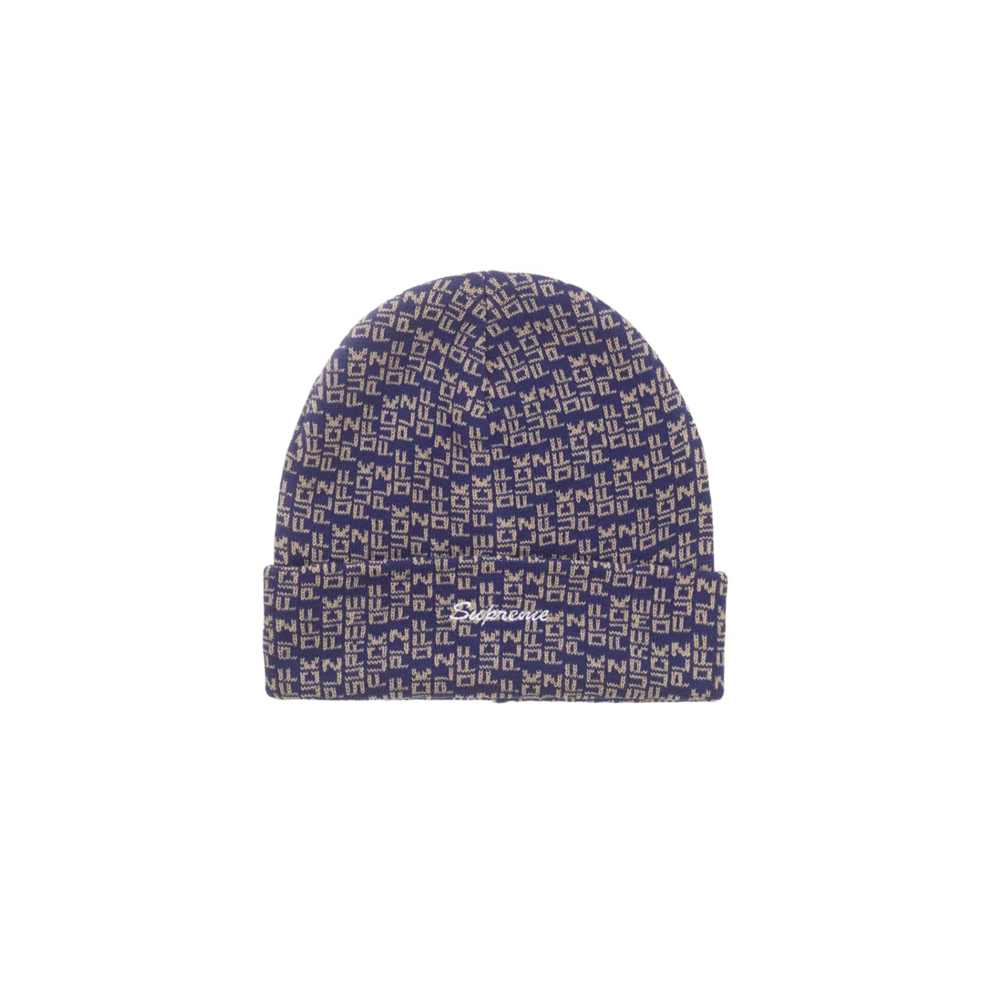 Supreme Fuck Off Beanie Navy