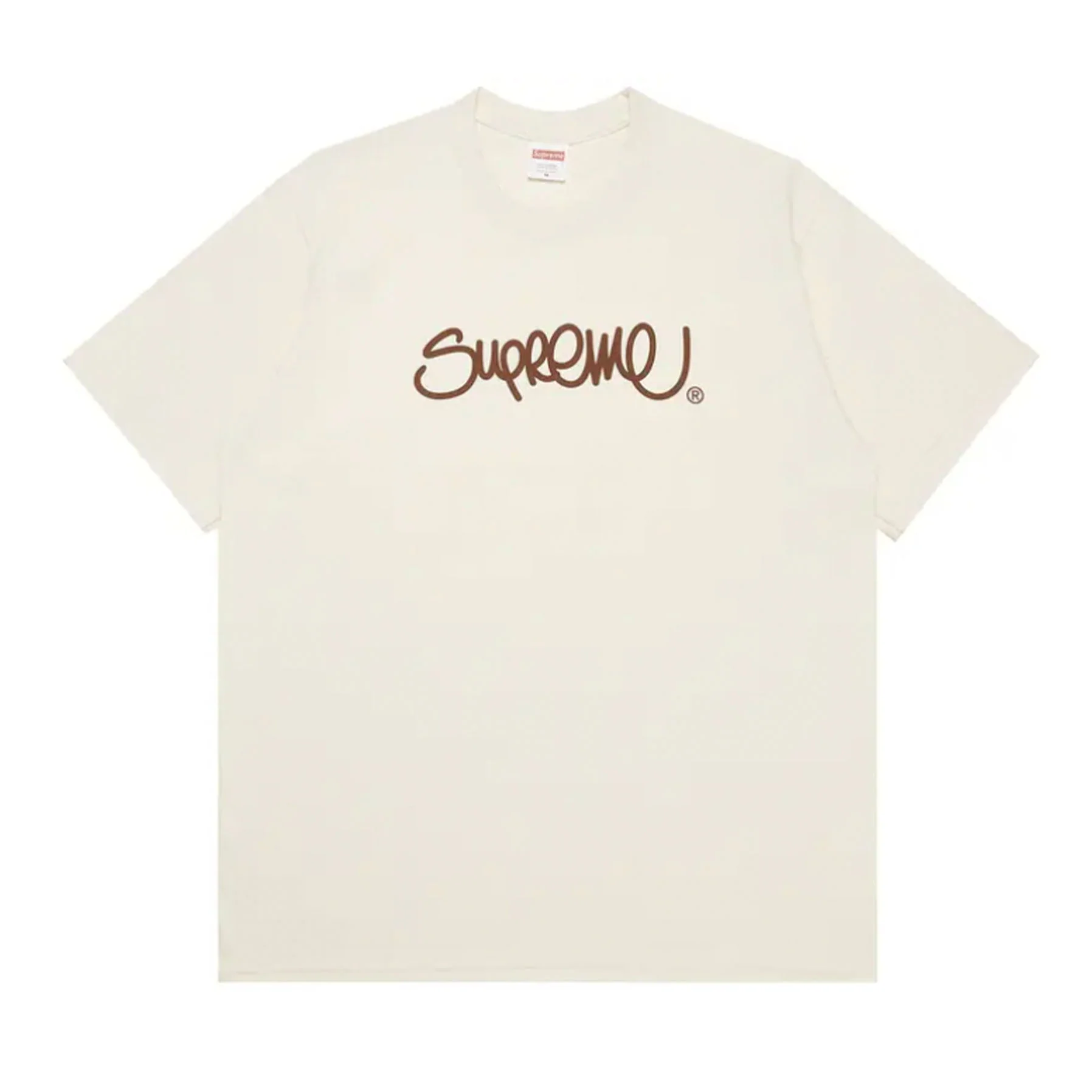 Supreme Handstyle Tee Natural [USED] - S (Used)