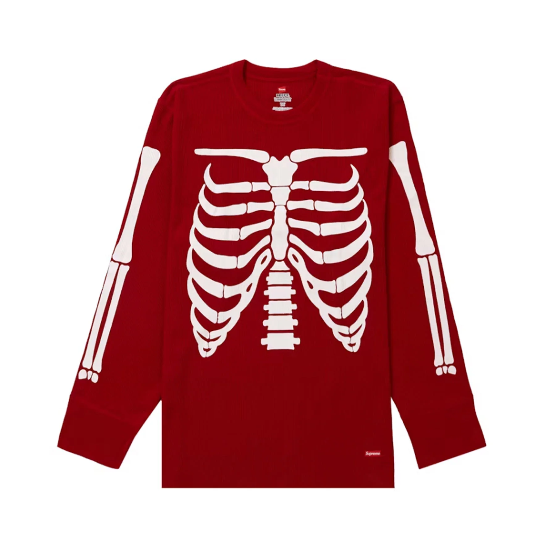 Supreme Hanes Bones Thermal Crew (1 Pack) Red