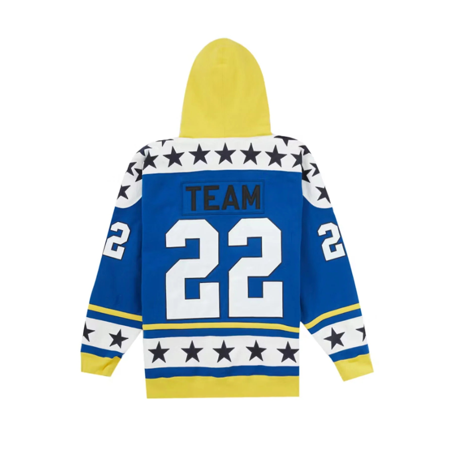 Supreme Hockey Hooded Sweatshirt (FW22) Royal [USED] - L (Used) - Image 2