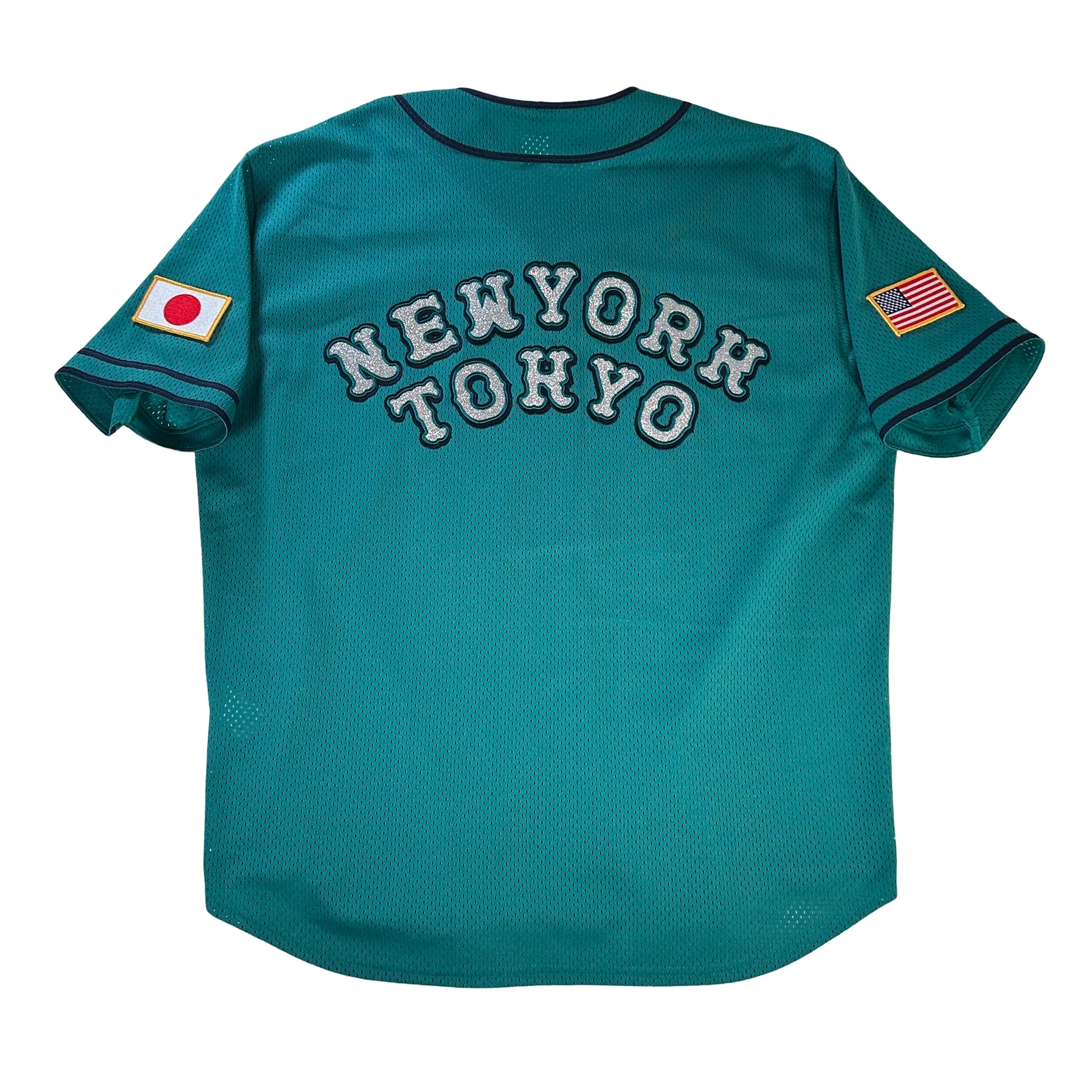 Supreme Homerun Baseball Jersey Green [USED] - L (Used) - Image 2
