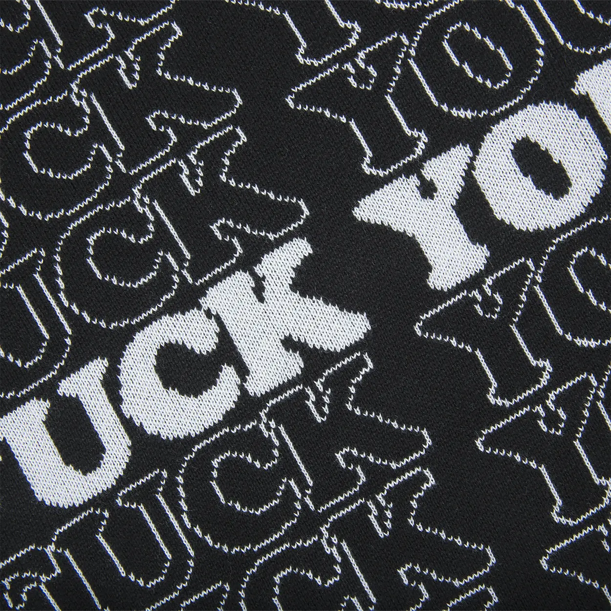 Supreme Hysteric Glamour Fuck You Sweater Black [USED] - L (Used) - Image 2