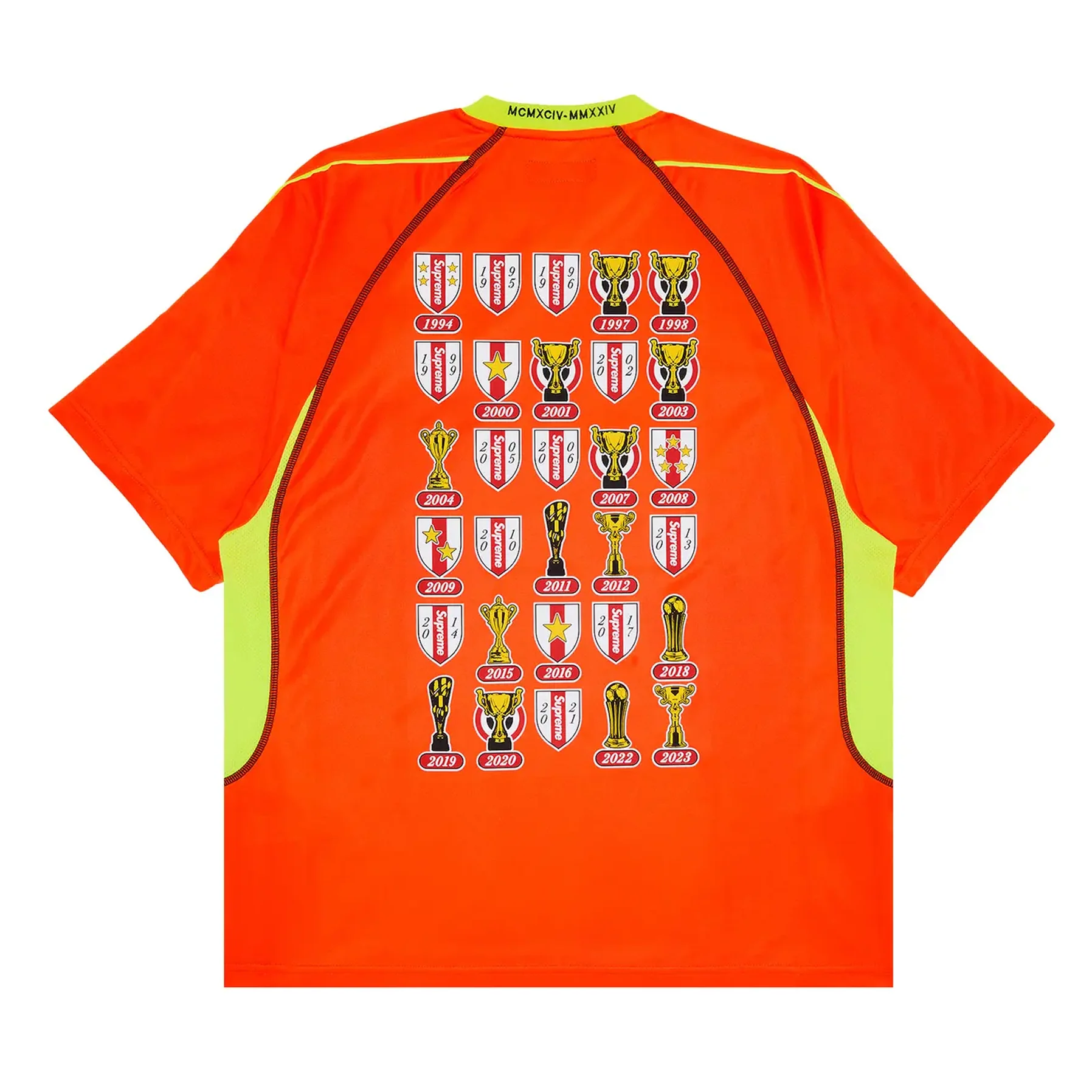 Supreme Jacquard Soccer Jersey Orange - Image 2