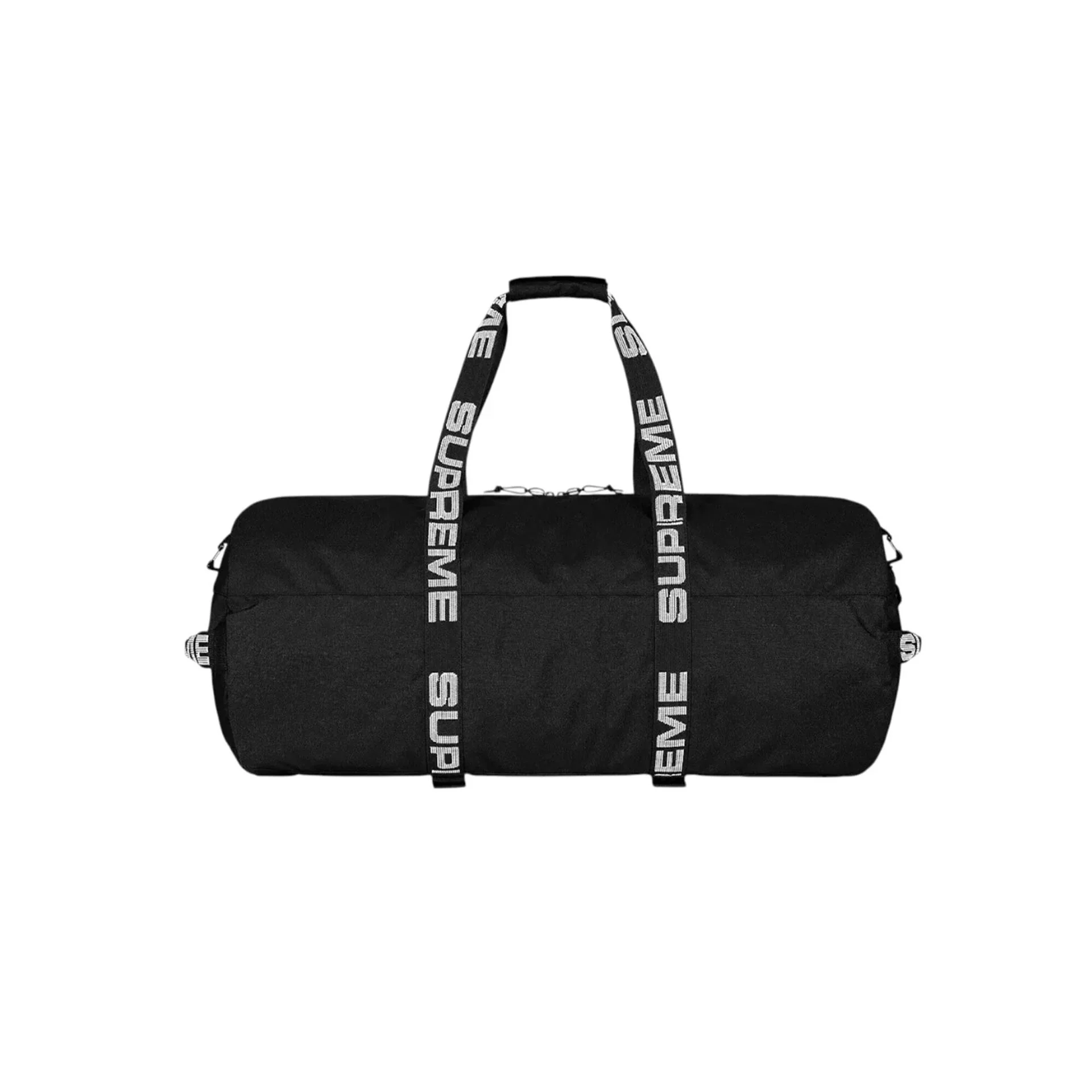 Supreme Large Duffle Bag (SS18) Black [USED] - Image 2