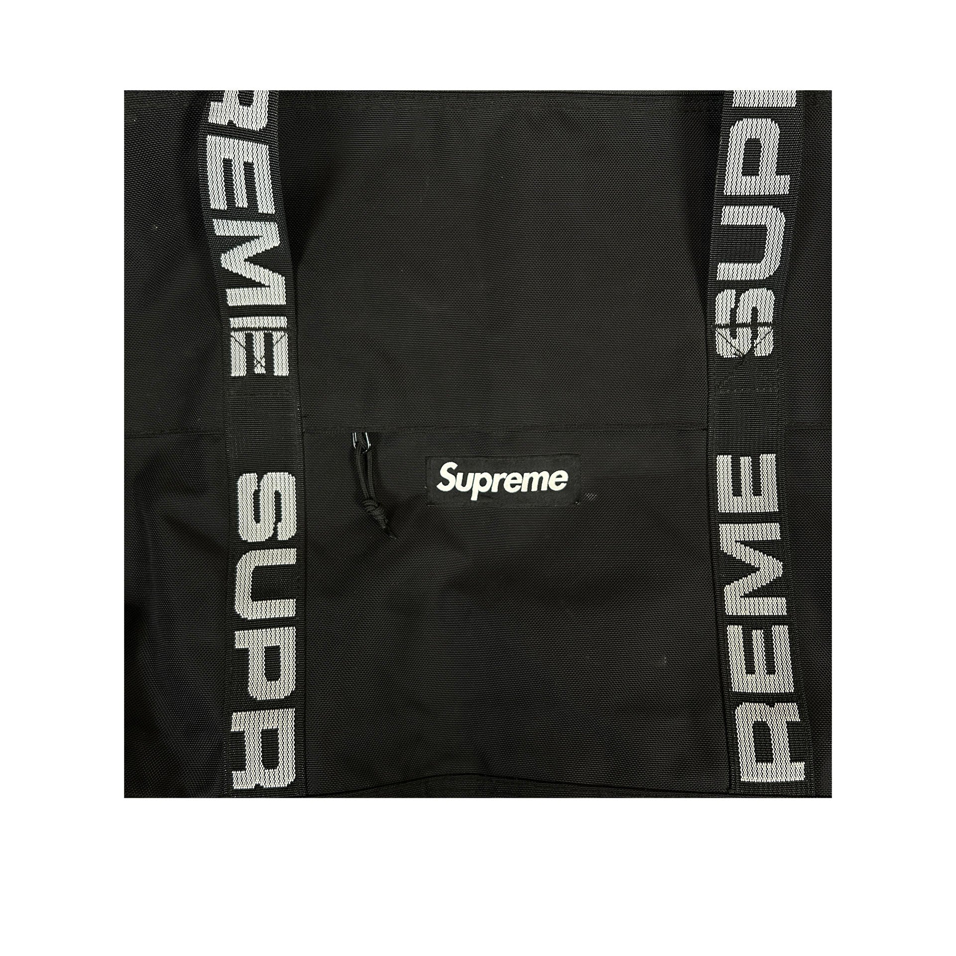 Supreme Large Duffle Bag (SS18) Black [USED] - Image 3