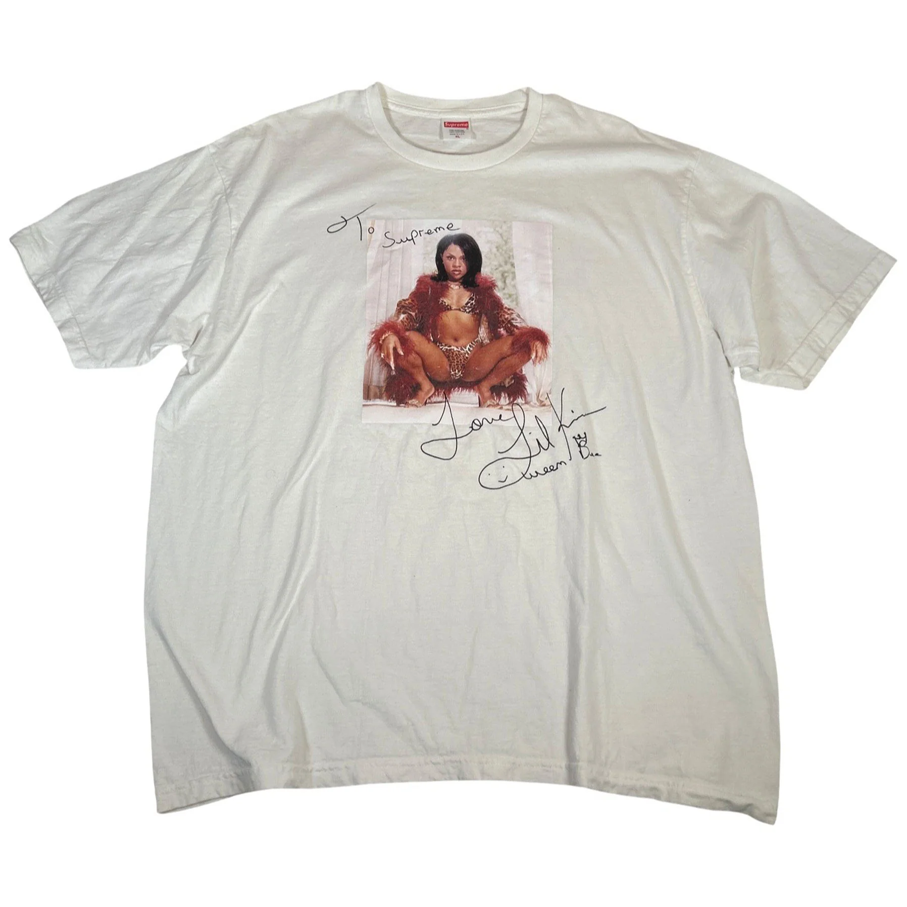 Supreme Lil Kim Tee White [USED] - XL (Used)