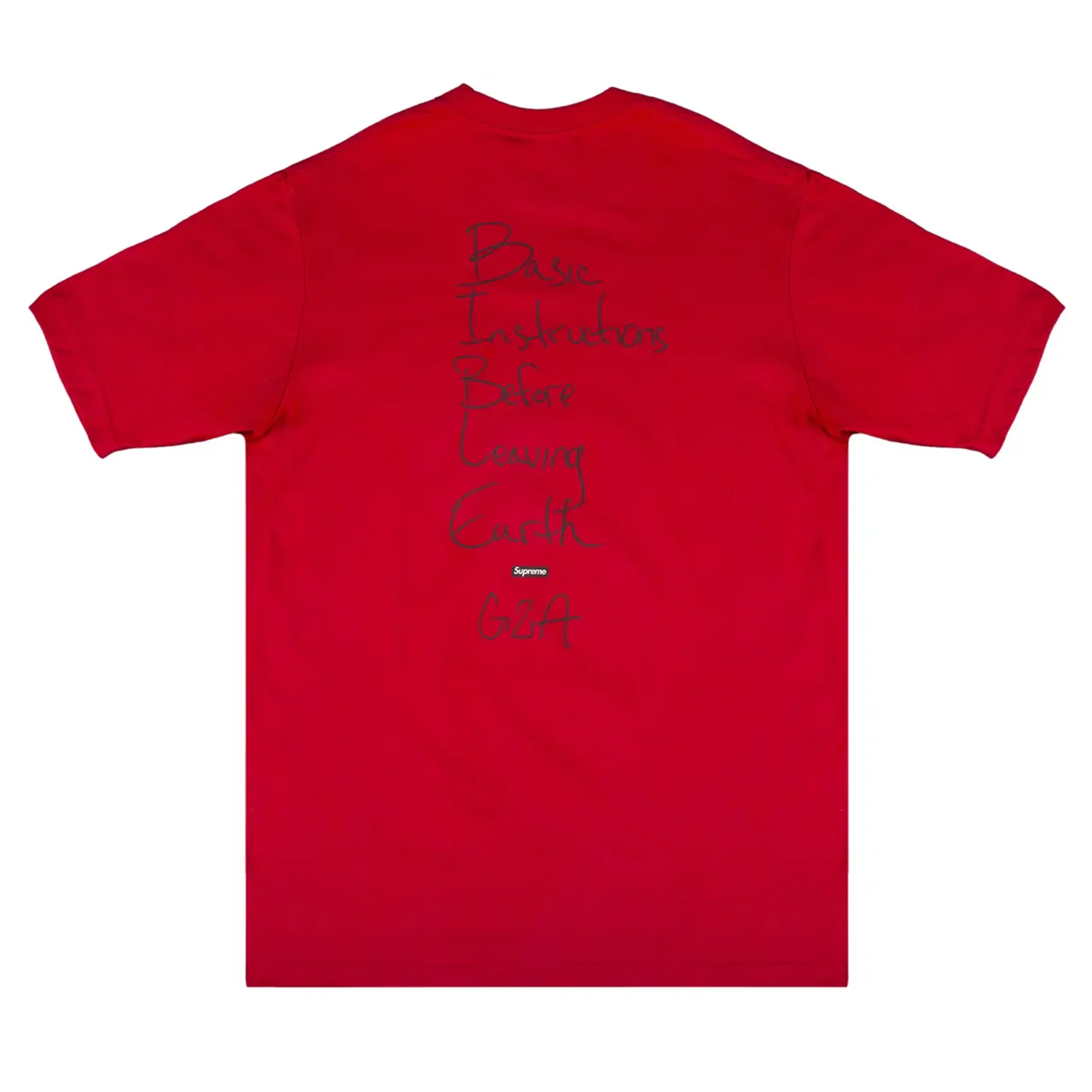 Supreme Liquid Swords T-Shirt 'Red' [USED] - M (Used) - Image 2