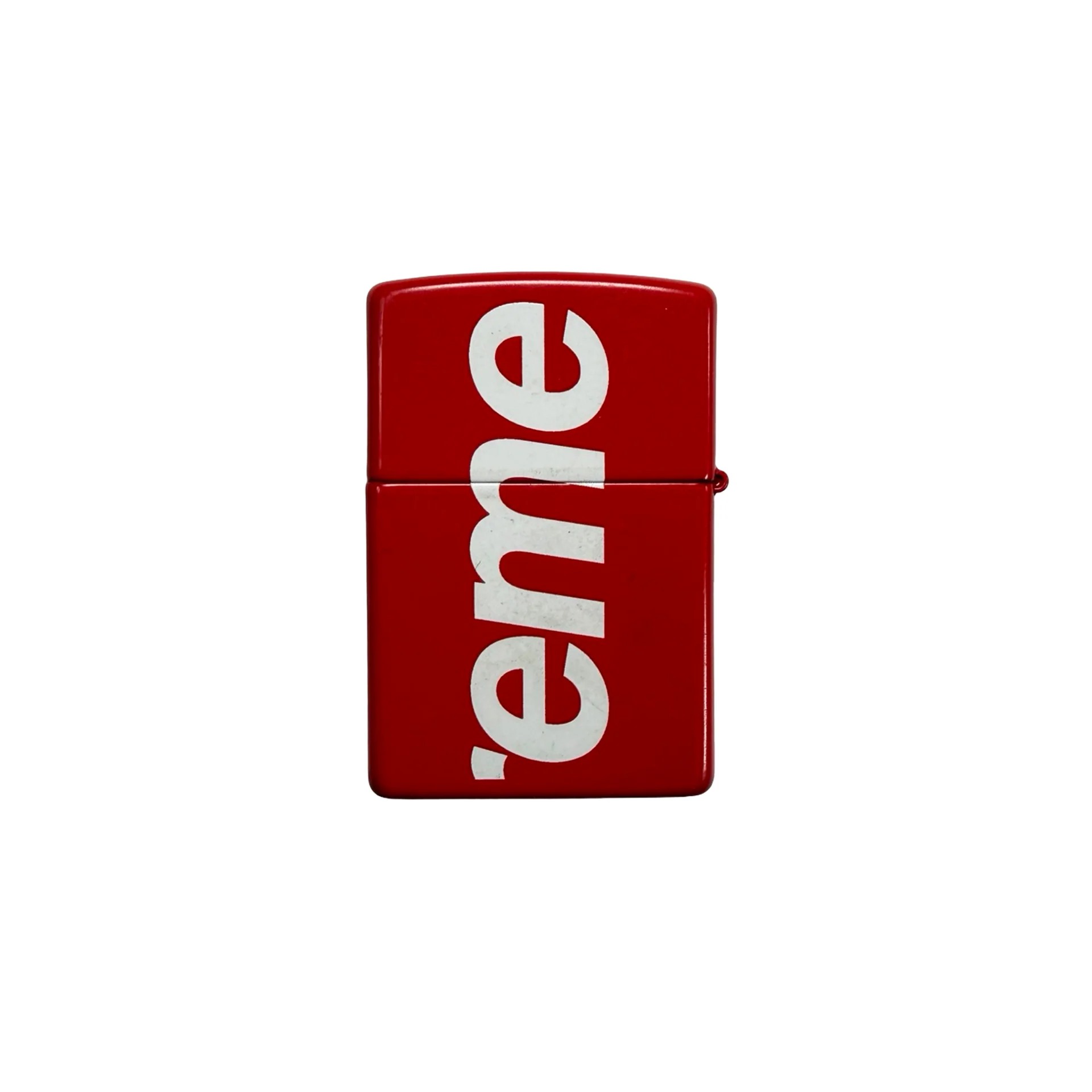 Supreme Logo Zippo Red [USED] - Image 2