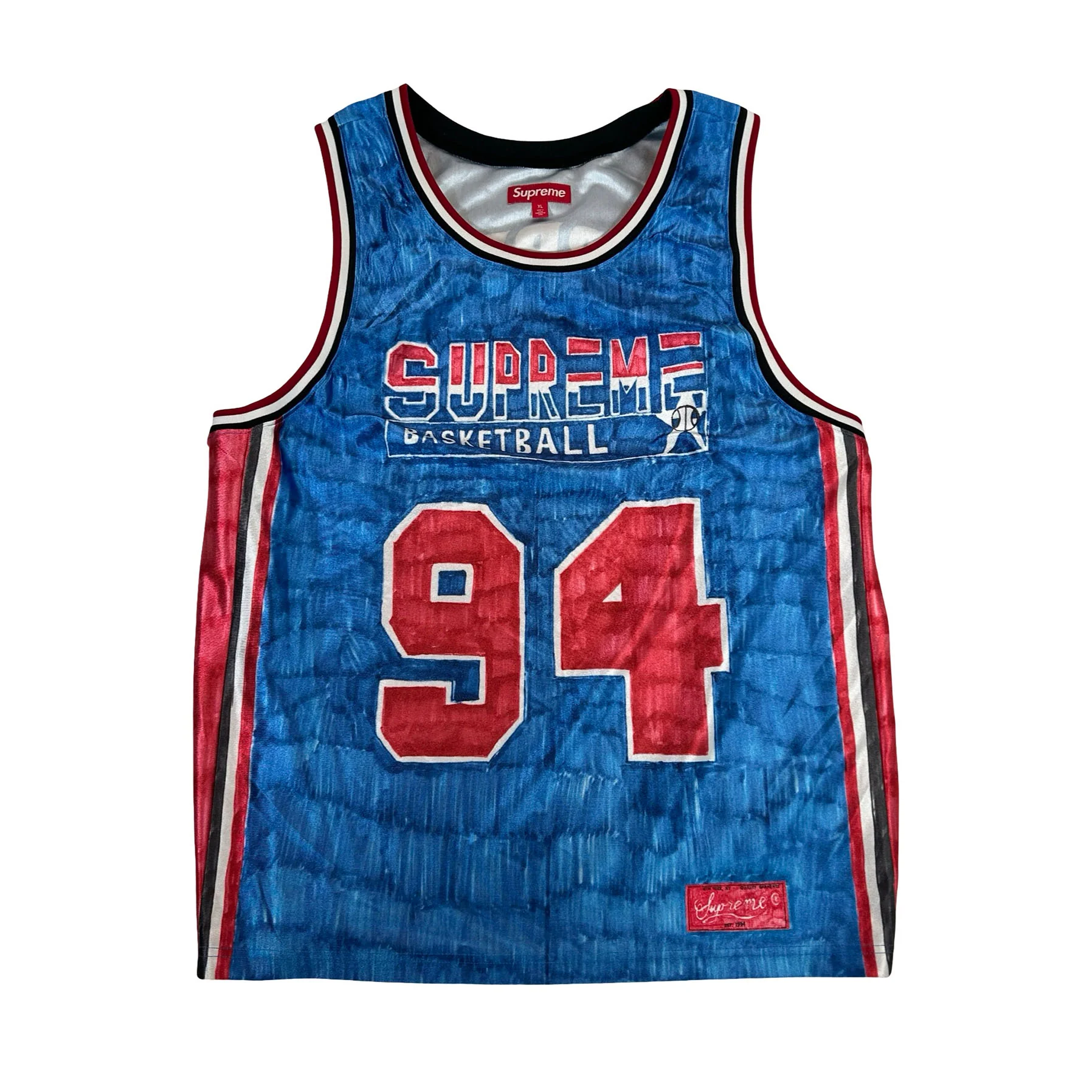 Supreme Marker Basketball Jersey Multicolor [USED] - XL (Used)