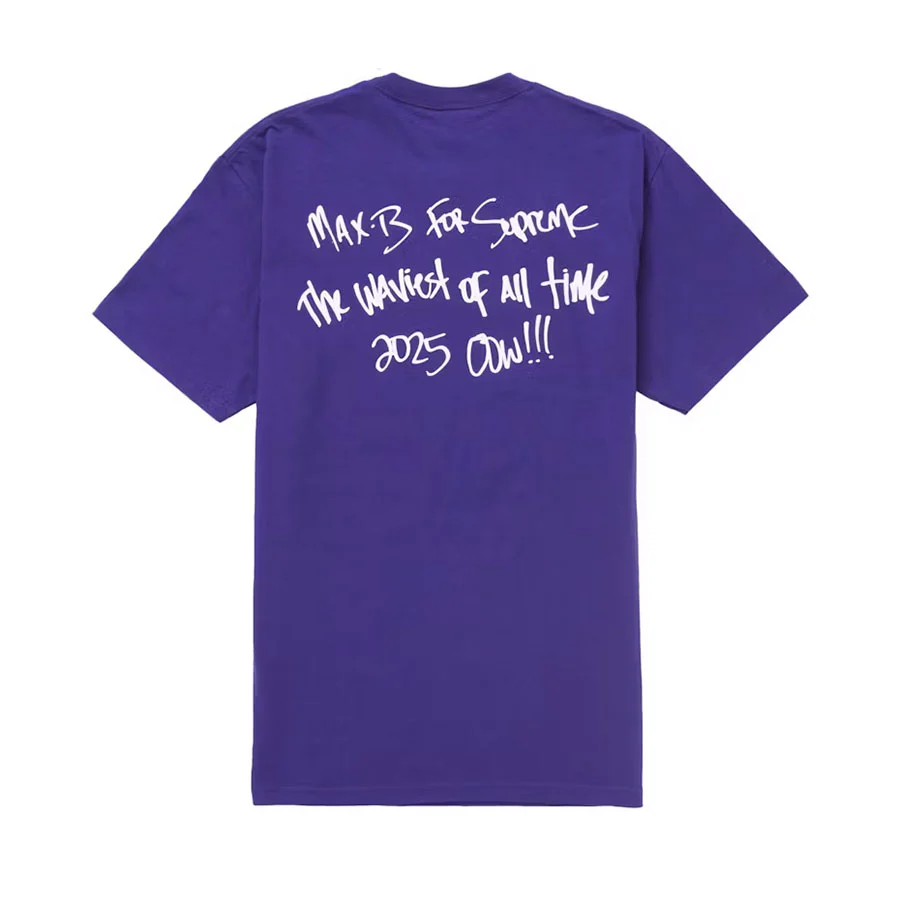 Supreme Max B Tee Purple [USED] - M (Used) - Image 2