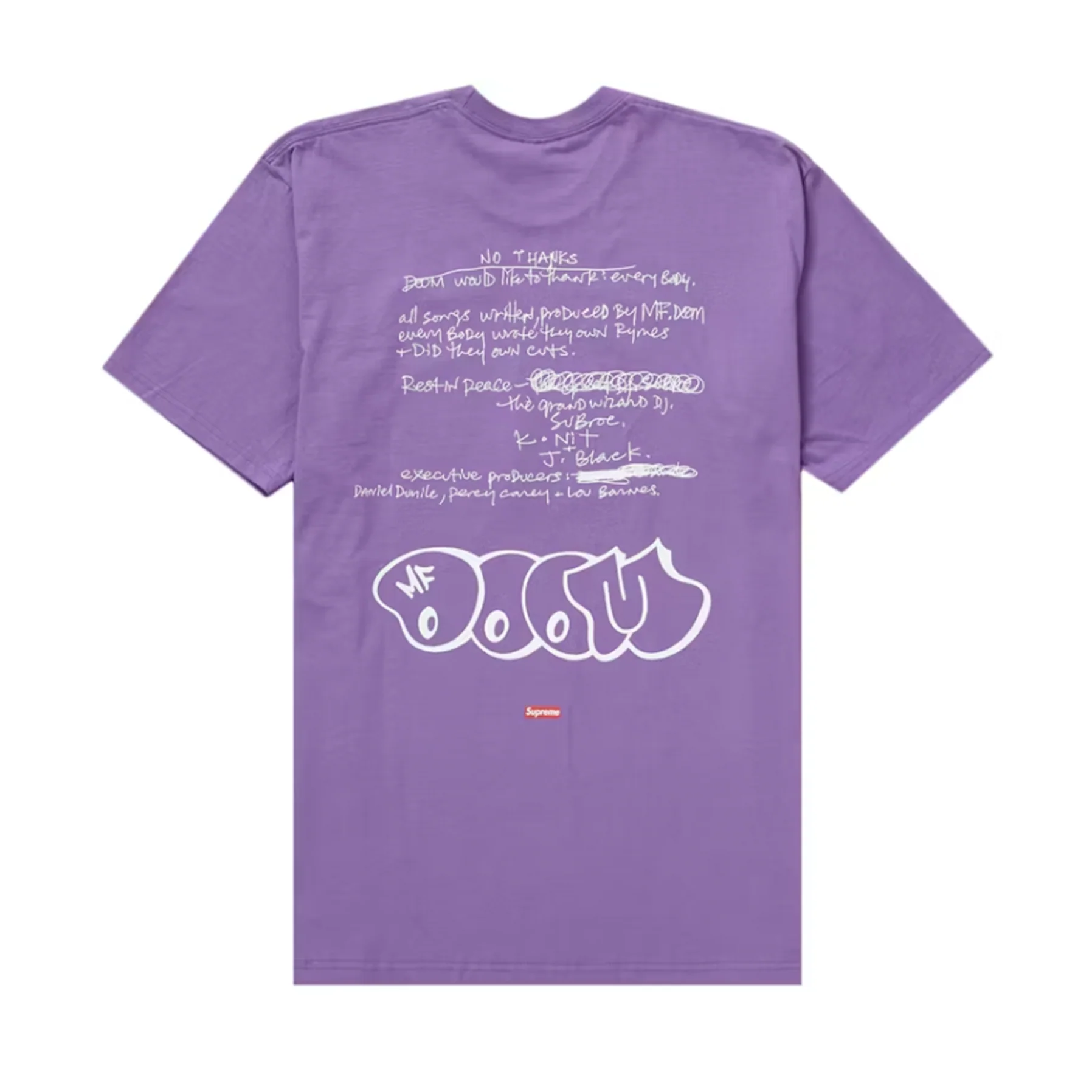 Supreme MF DOOM Tee Dusty Purple - Image 2