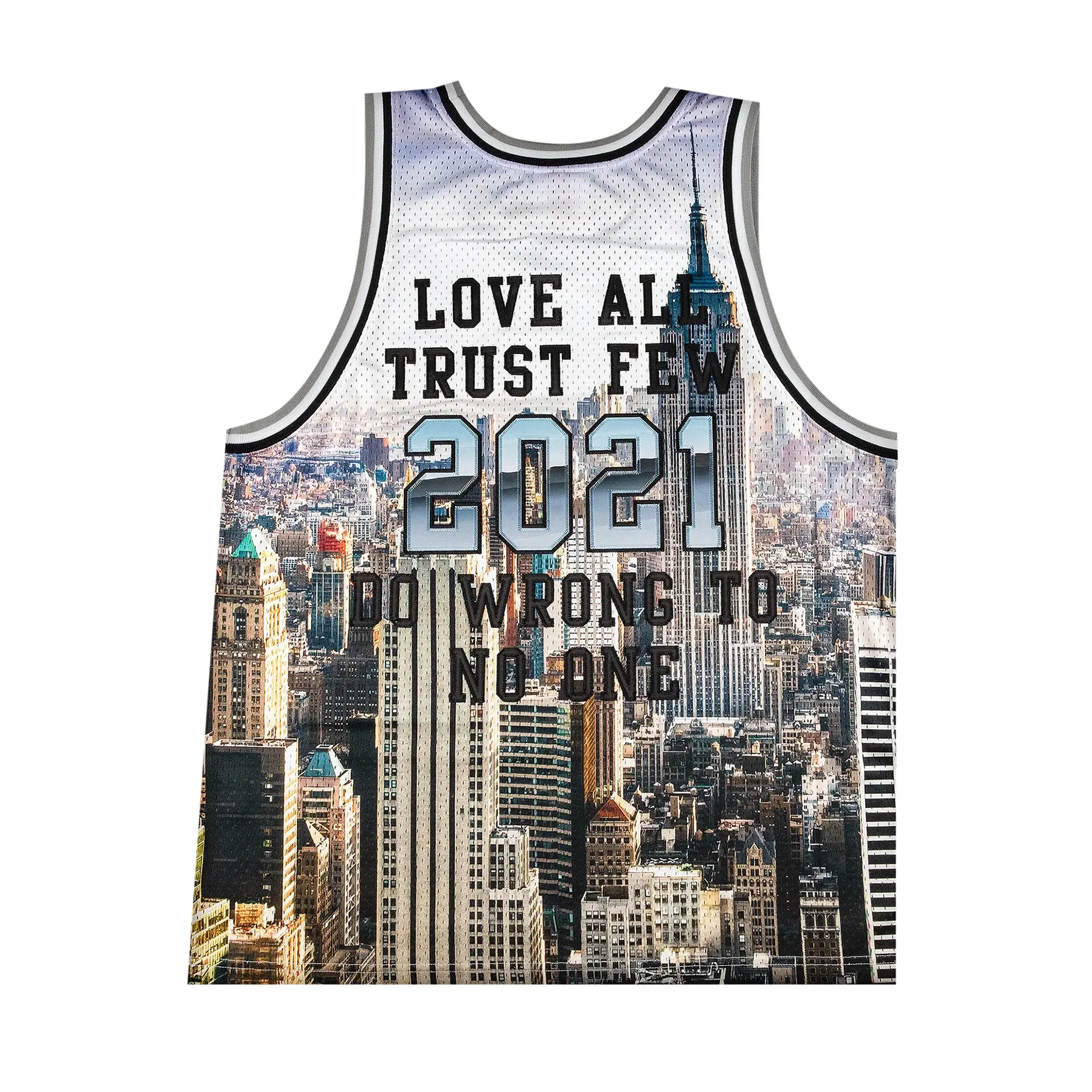 Supreme Mitchell & Ness Basketball Jersey Skyline [USED] - M (Used2) - Image 2