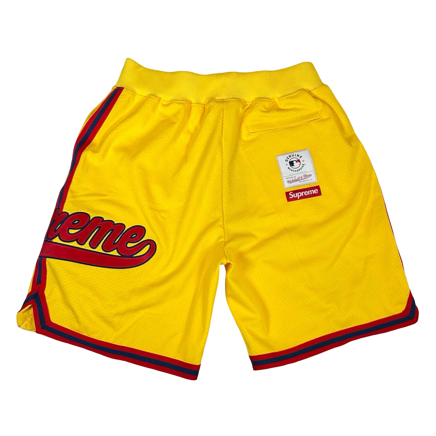 Supreme Mitchell & Ness Teams Basketball Short Atlanta Braves [USED] - S (Used) - Image 2