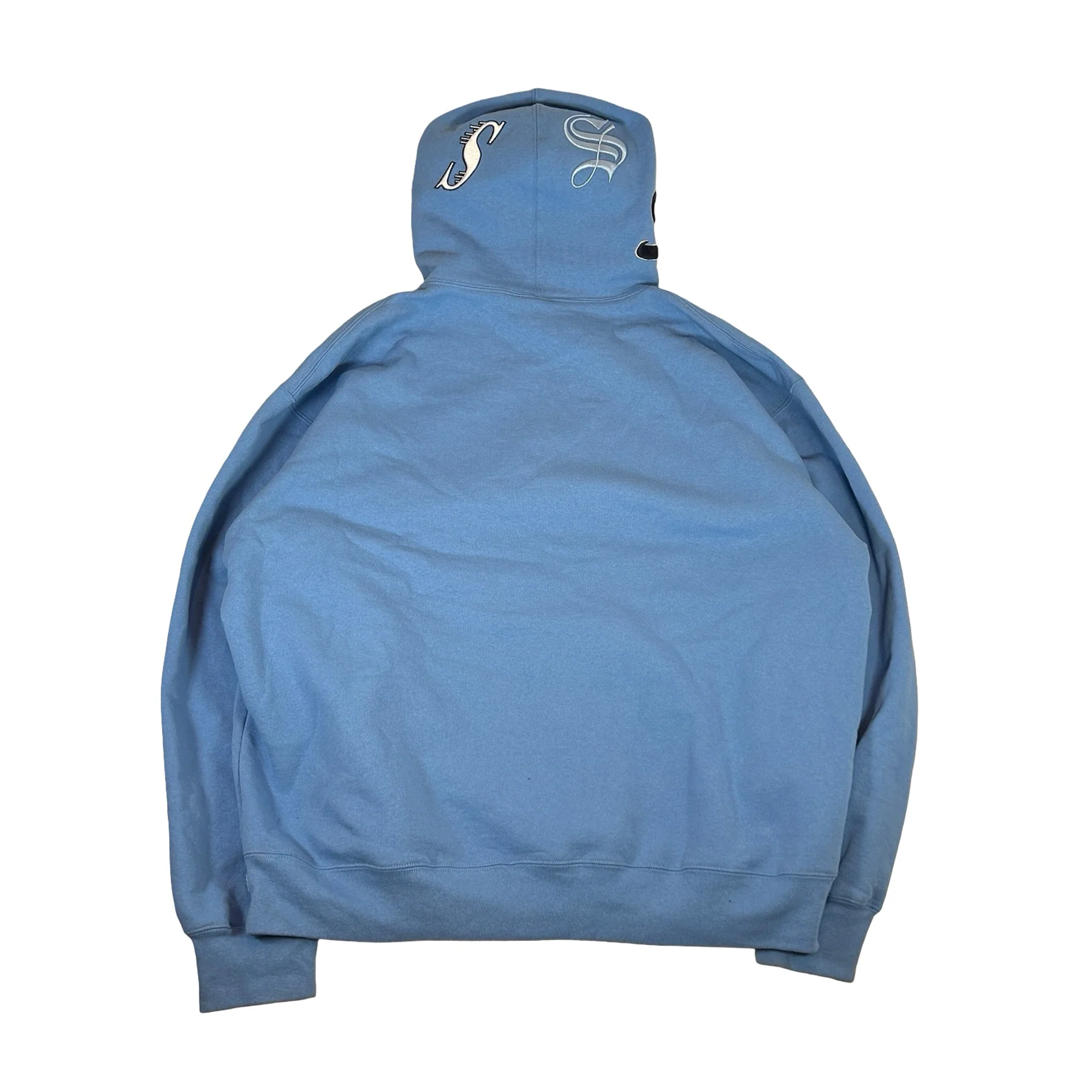 Supreme Multi S Logo Hooded Sweatshirt Light Blue [USED] - XXL (Used) - Image 2