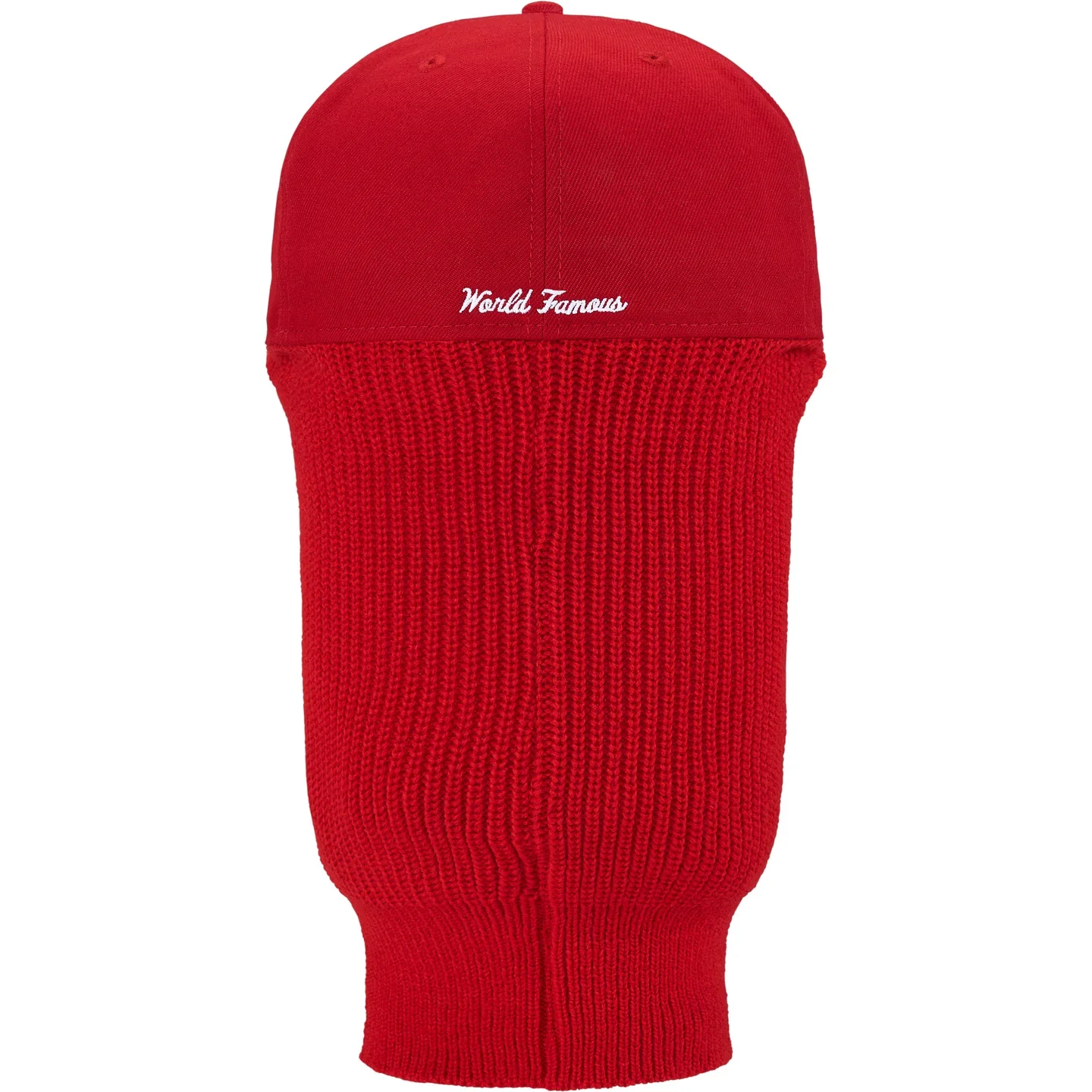 Supreme New Era Box Logo 59Fifty Balaclava Cap Red - Image 4