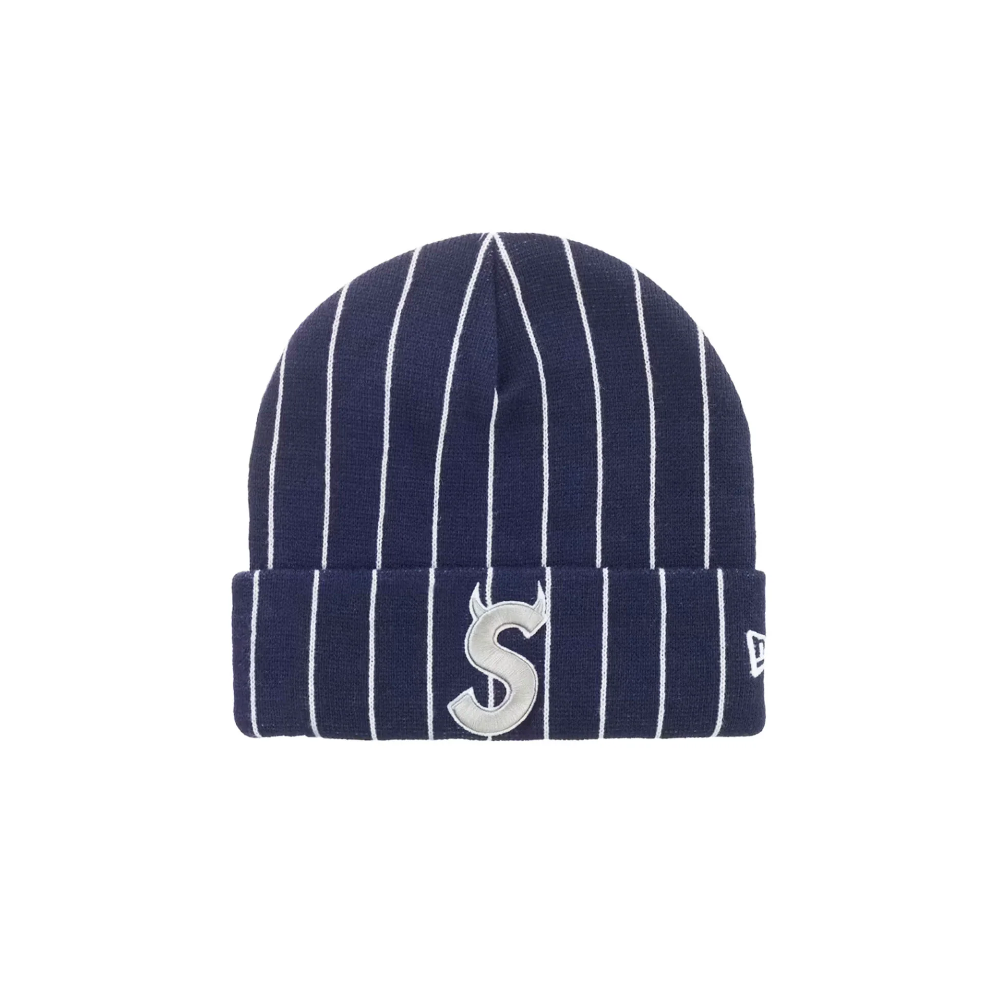 Supreme New Era Devil S Logo Beanie Stripe