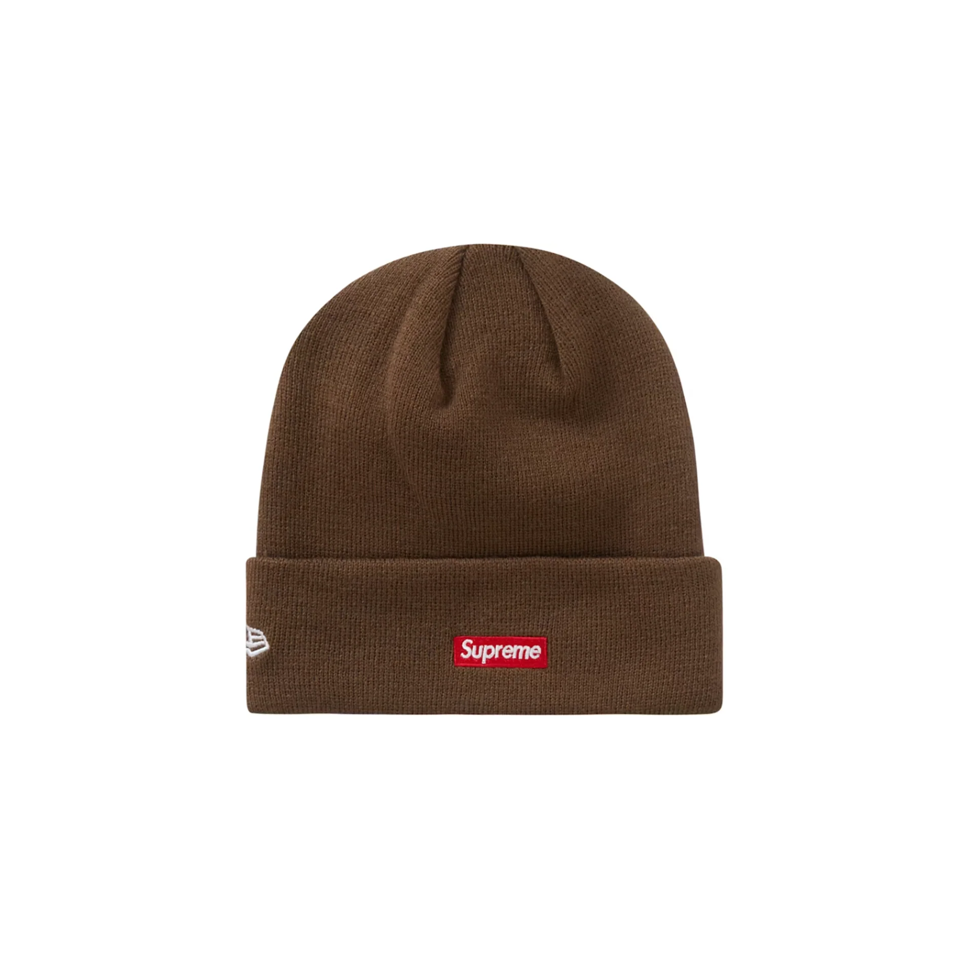 Supreme New Era S Logo Beanie (FW22) Brown - Image 2