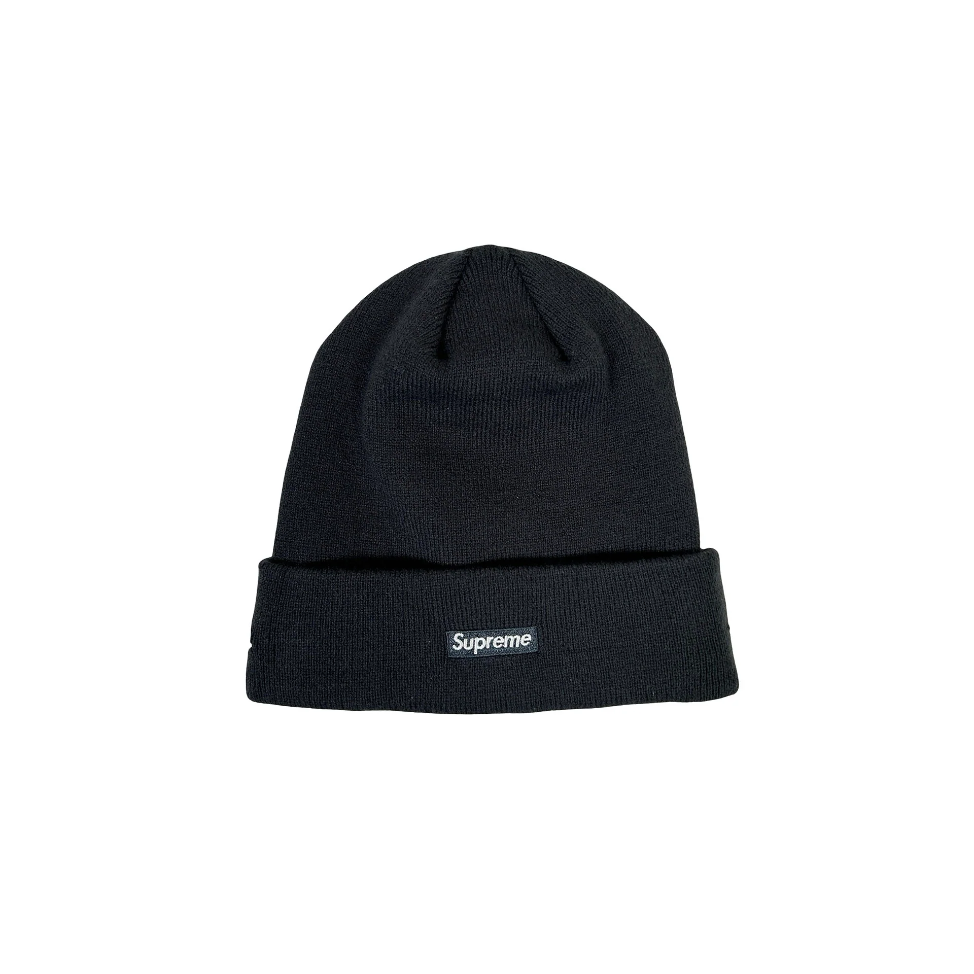 Supreme New Era Script Beanie Navy [USED] - OS (Used) - Image 2