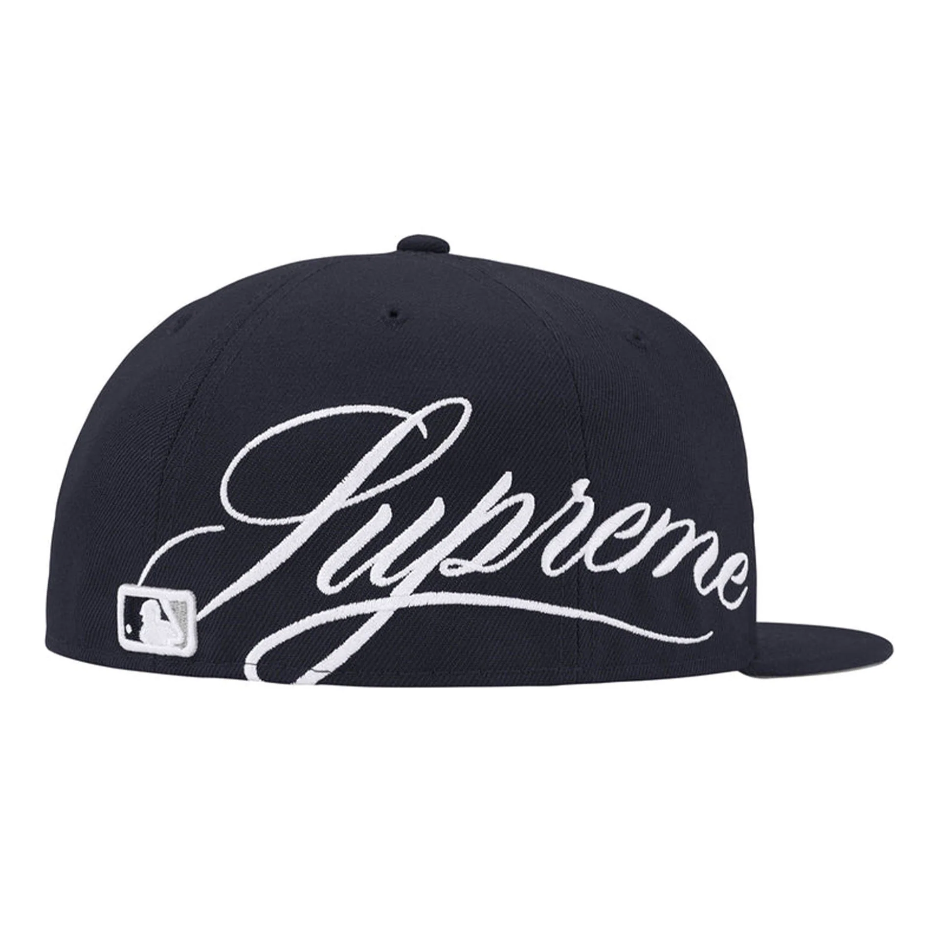 Supreme New York Yankees New Era 59Fifty Fitted Hat Navy - Image 3