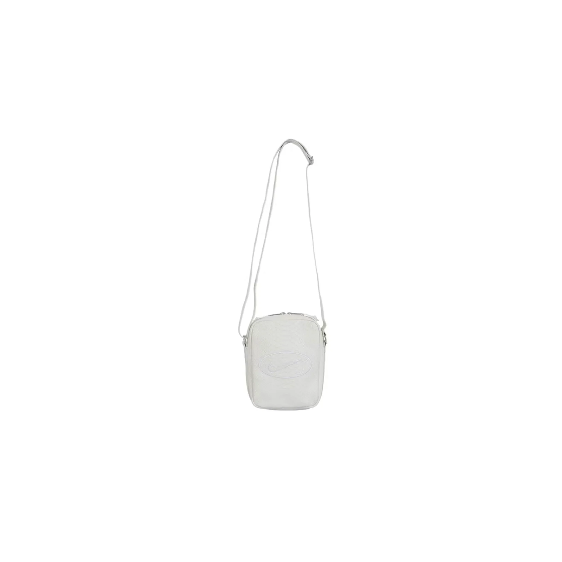 Supreme Nike Leather Shoulder Bag White