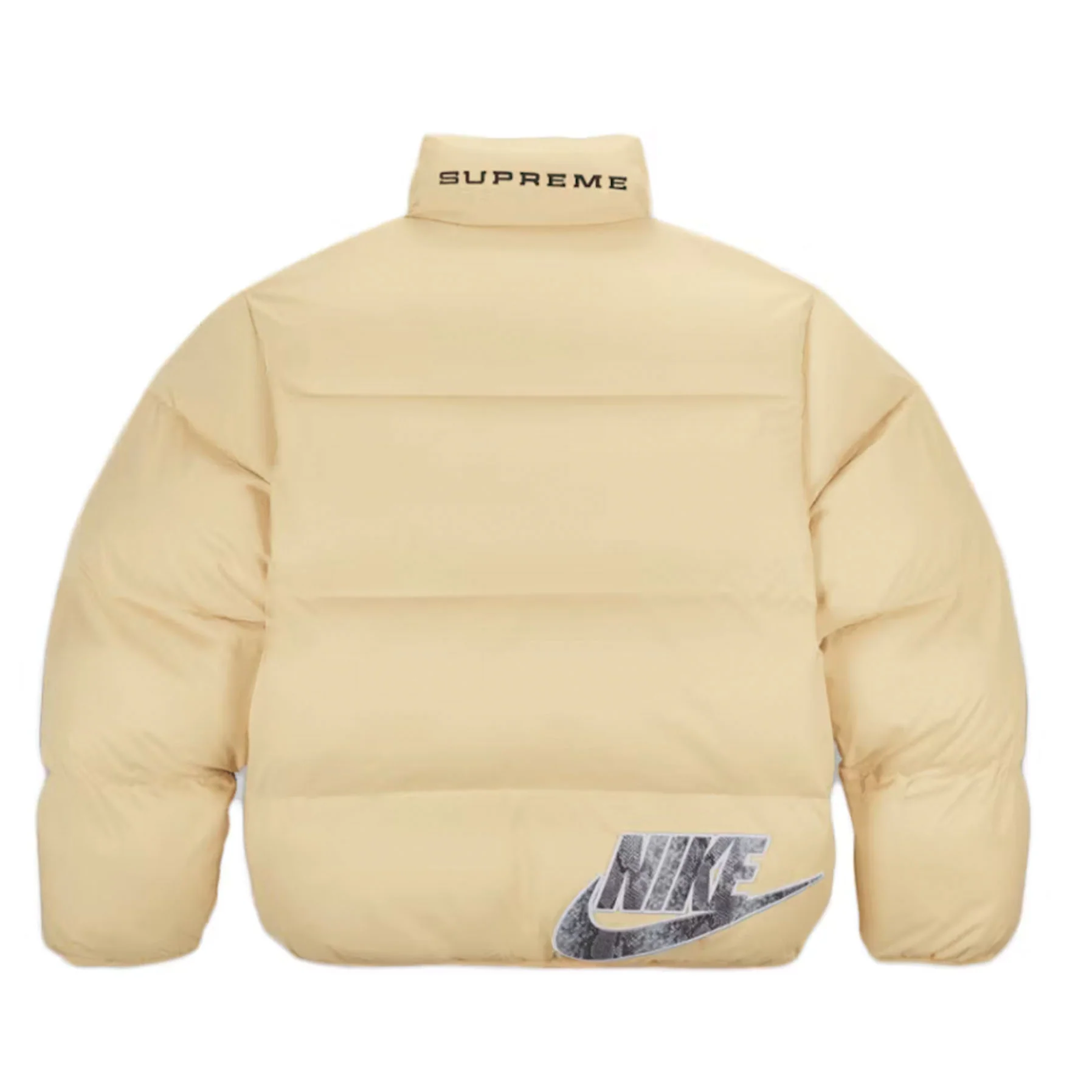 Supreme Nike Reversible Puffy Jacket Pale Yellow [USED] - XL (Used) - Image 2