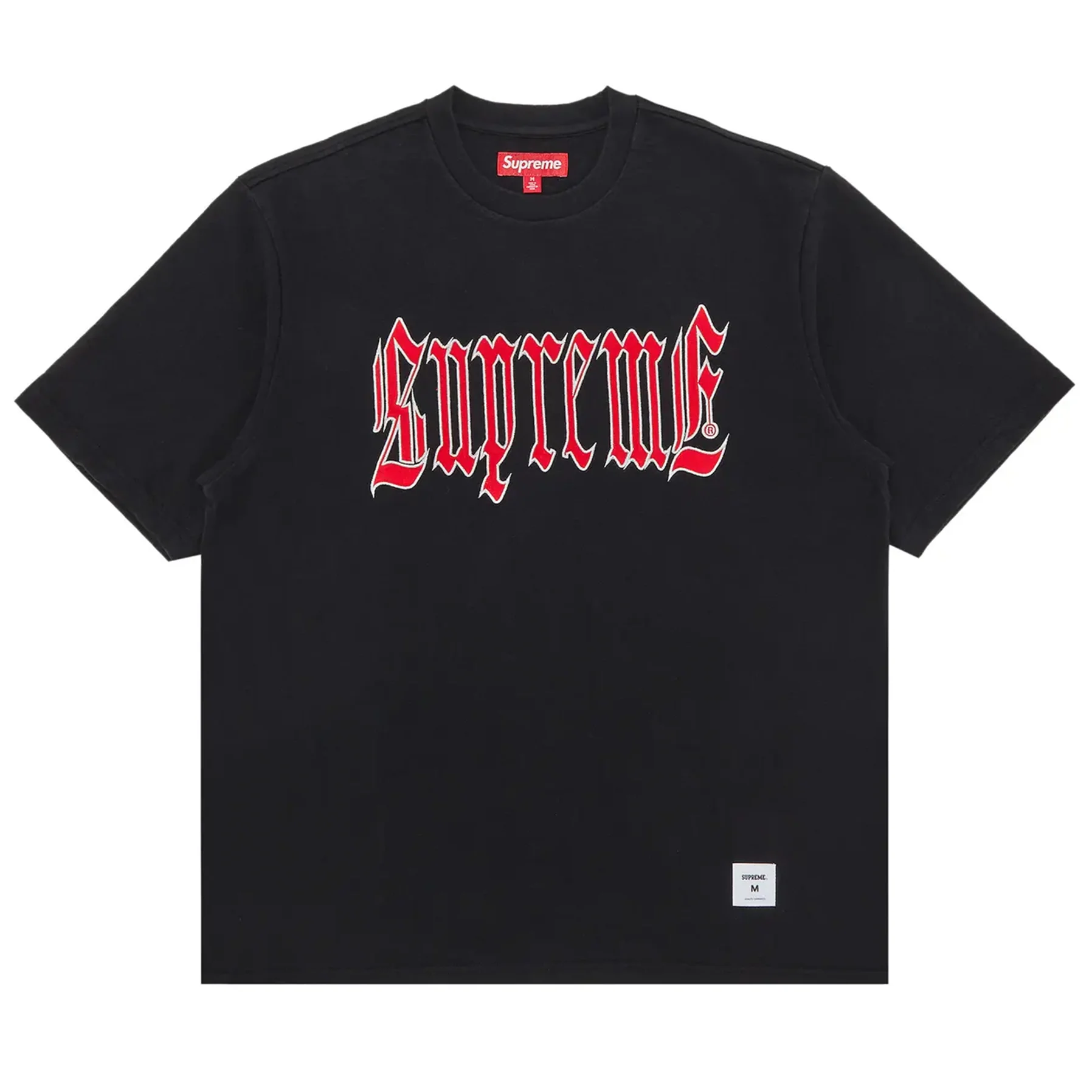 Supreme Old English S/S Top (SS24) Black [USED] - M (Used)