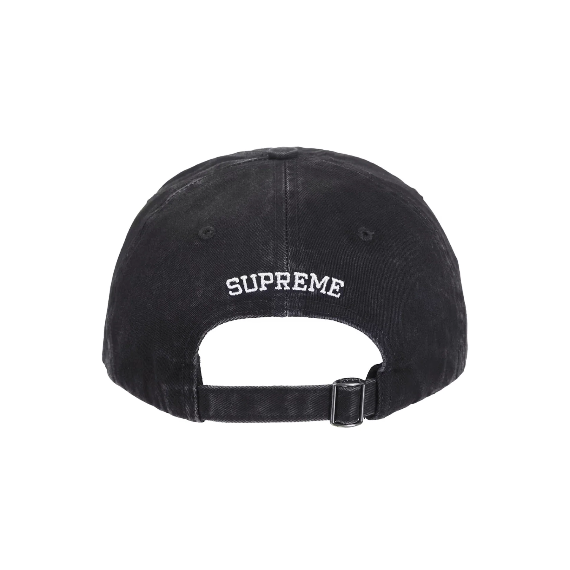 Supreme Pigment Coated 2-Tone S Logo 6-Panel Black - Image 2