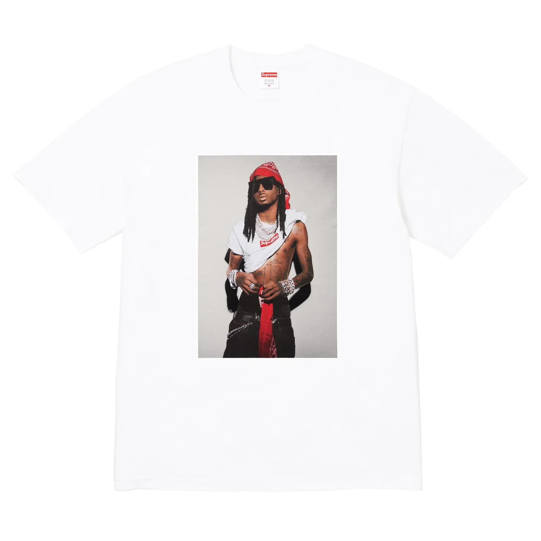 Supreme Playboi Carti Tee White [USED] - M (Used)