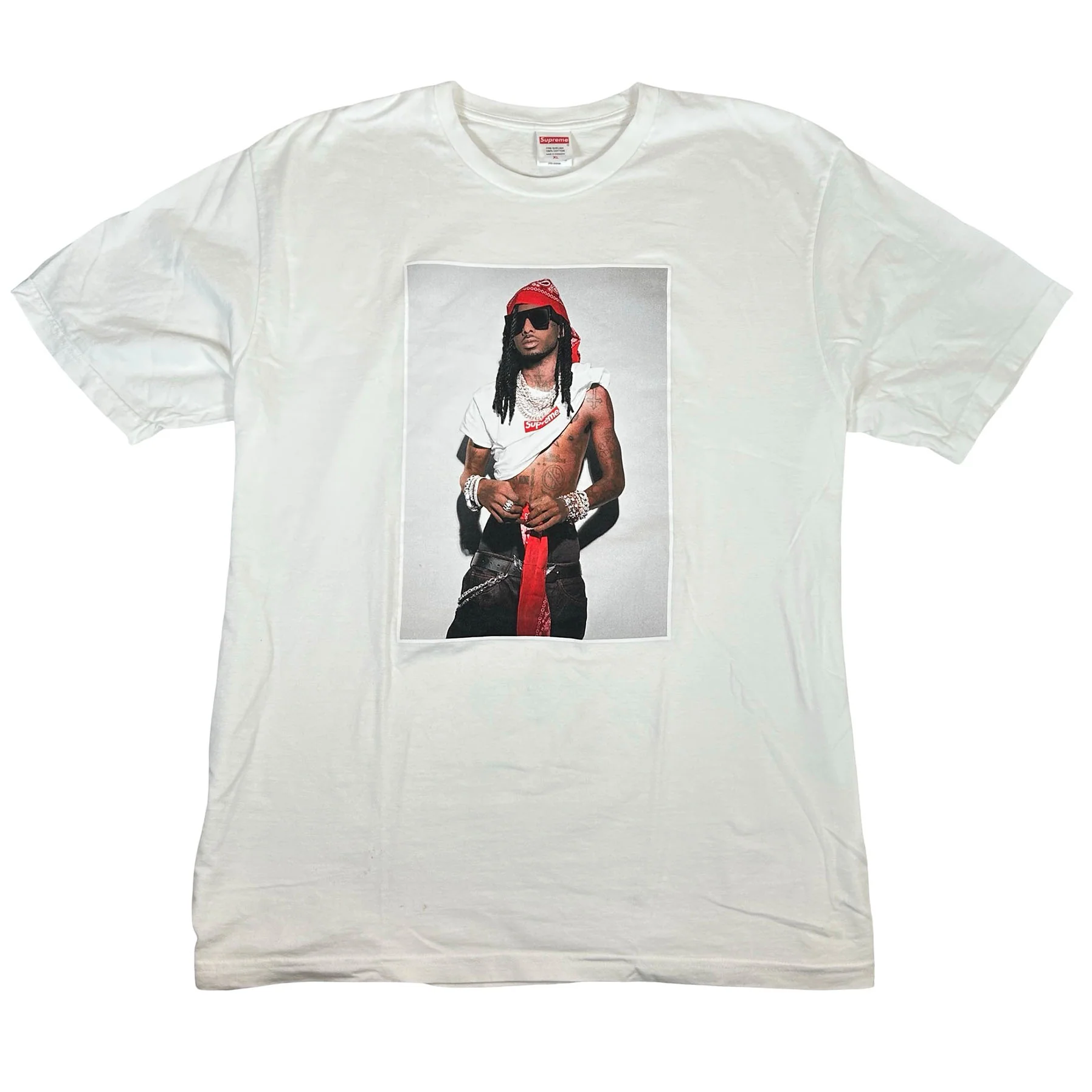 Supreme Playboi Carti Tee White [USED] - XL (Used)