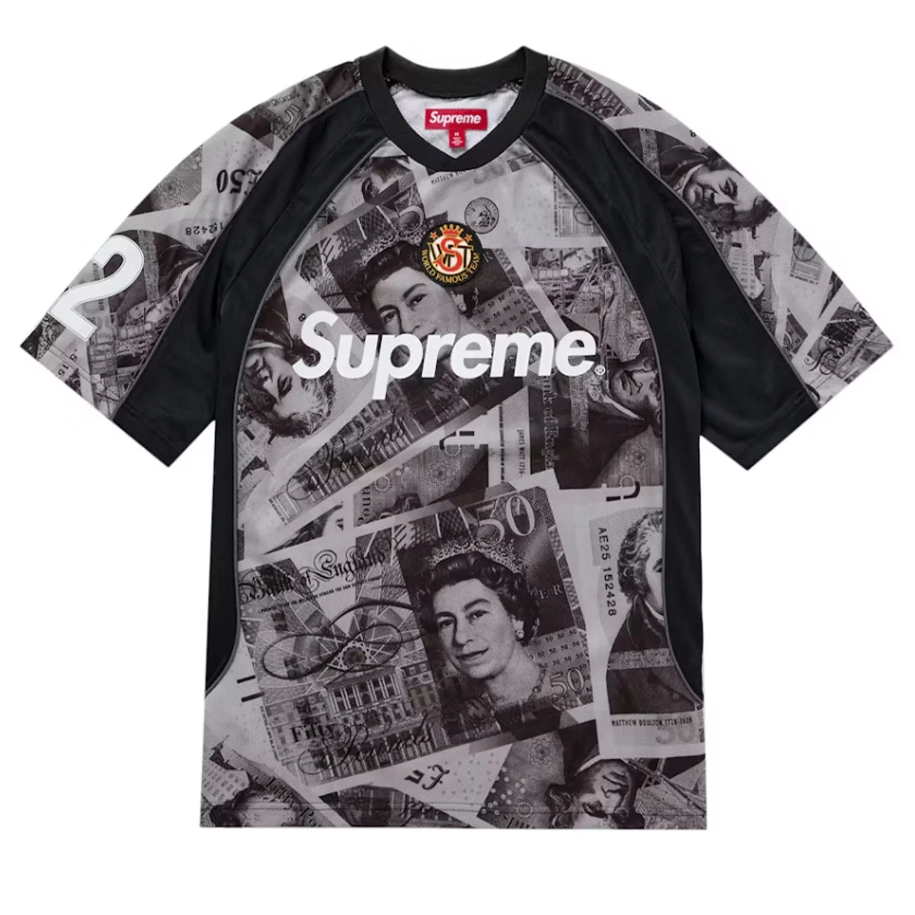 Supreme Pounds Soccer Jersey Black
