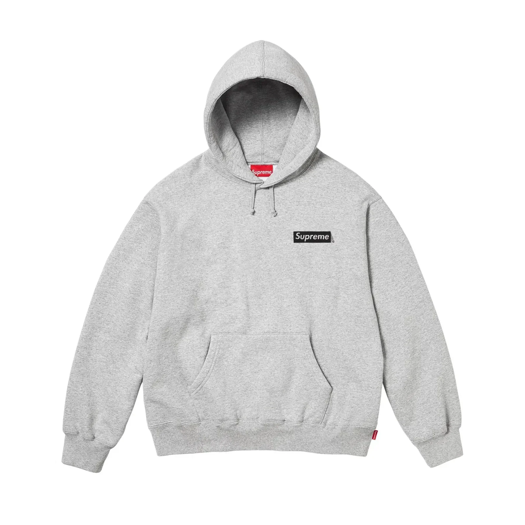 Supreme President Hooded Sweatshirt Heather Grey