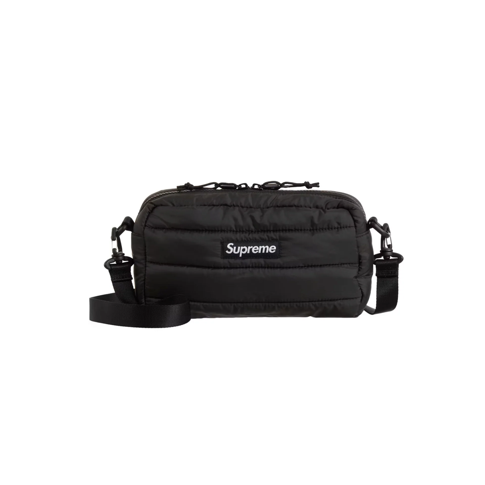 Supreme Puffer Side Bag Black (FW22)
