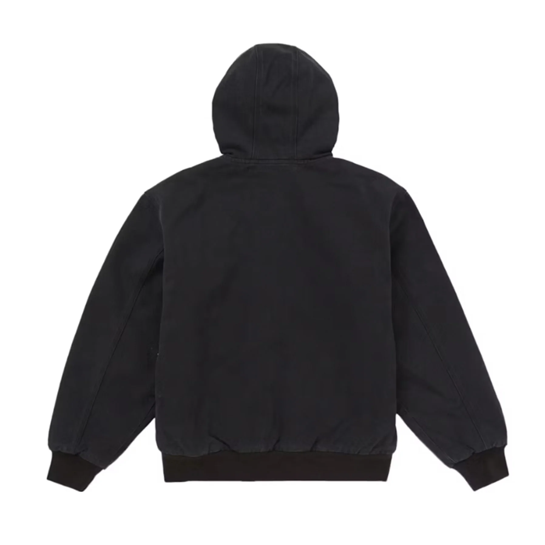 Supreme Reflective Arc Hooded Work Jacket Black - Image 4
