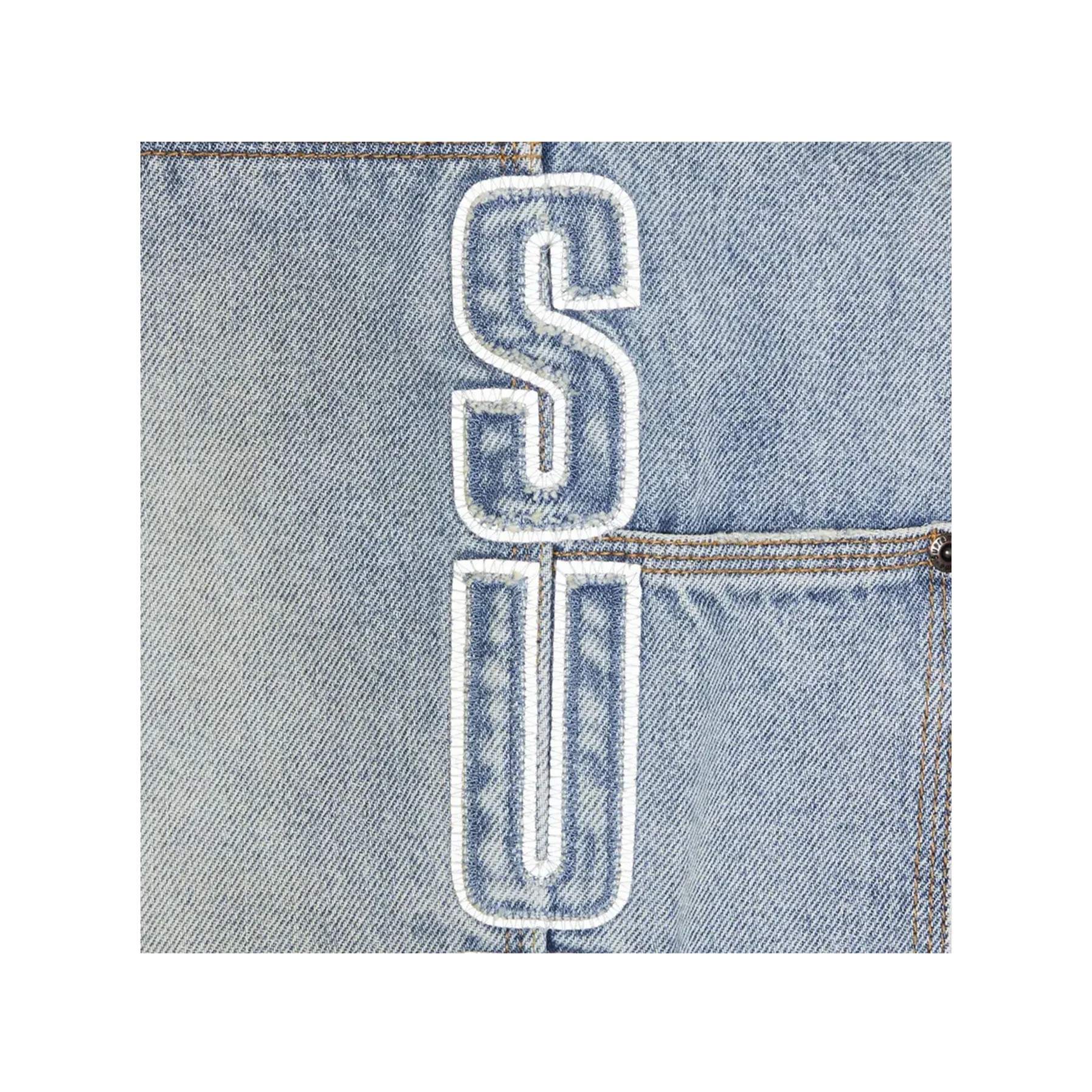 Supreme Reflective Double Knee Pant Denim - Image 3