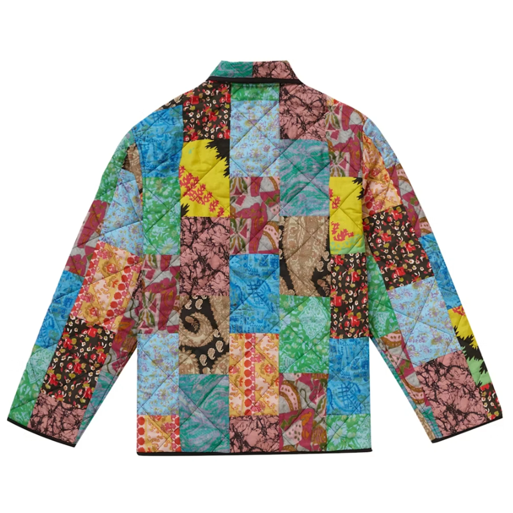 Supreme Reversible Patchwork Quilted Jacket Multicolor [USED] - L (Used) - Image 2