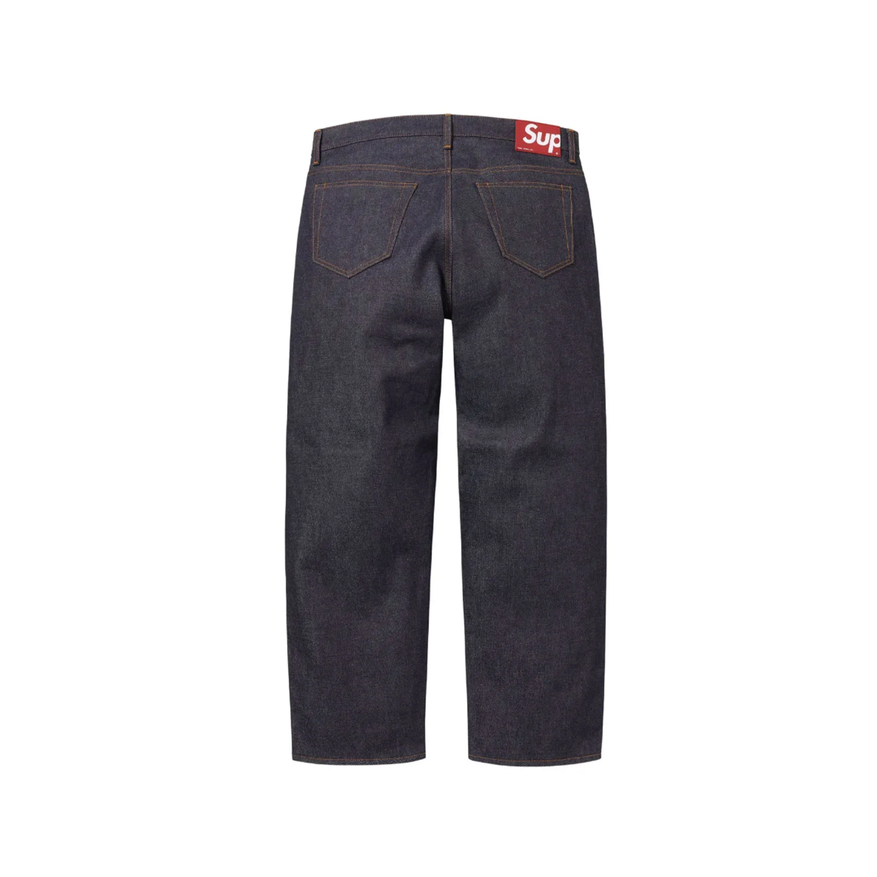 Supreme Rigid Loose Fit Selvedge Jean Rigid Indigo [USED] - 34 (Used) - Image 2