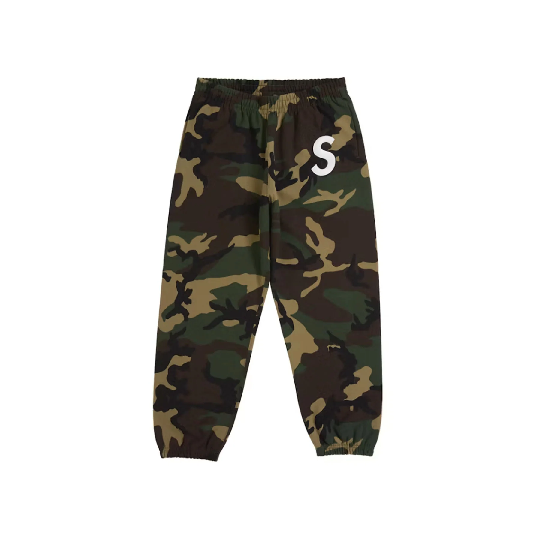 Supreme S Logo Sweatpant (FW25) Woodland Camo