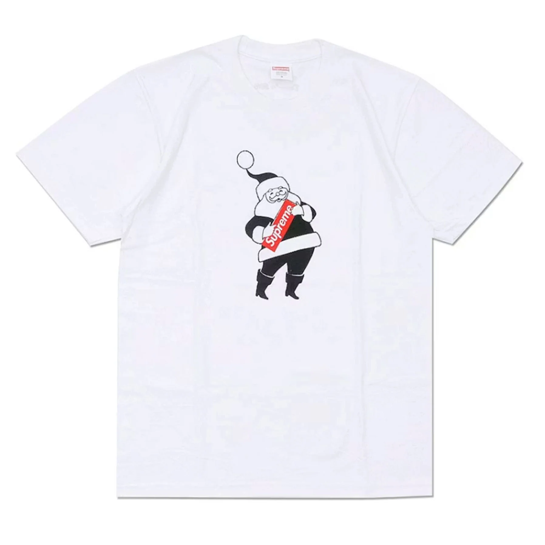 Supreme Santa Tee White [USED] - M (Used)