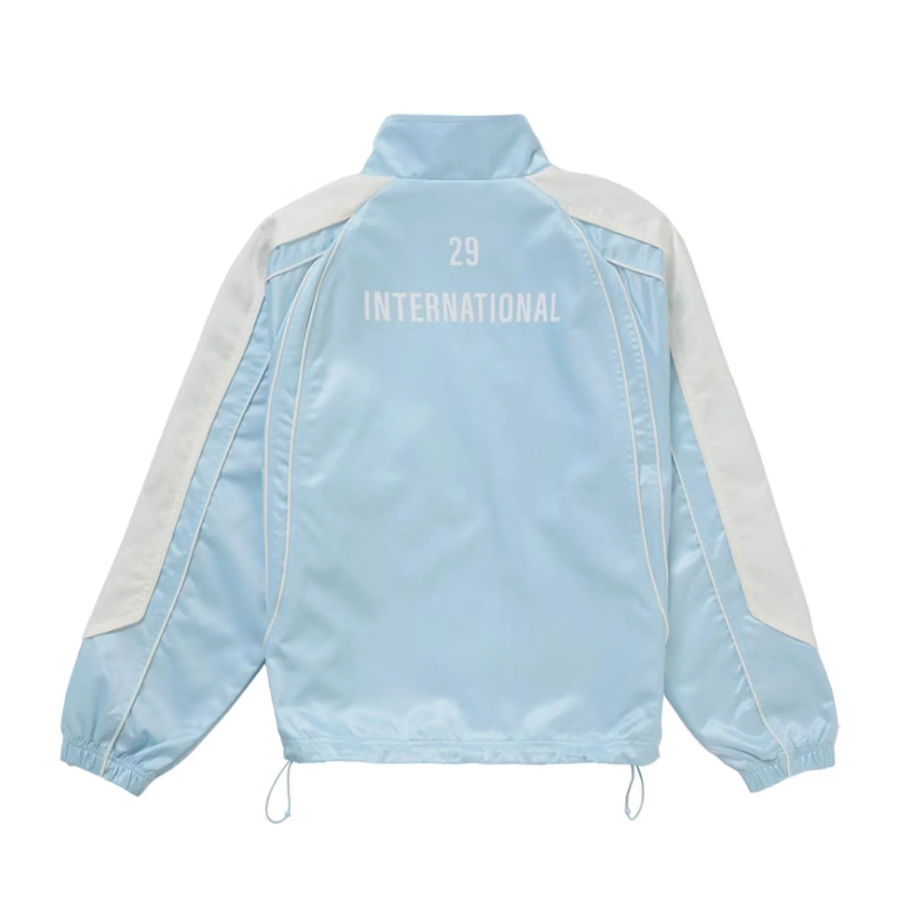 Supreme Satin Piping Pullover Light Blue [USED] - XL (Used) - Image 2