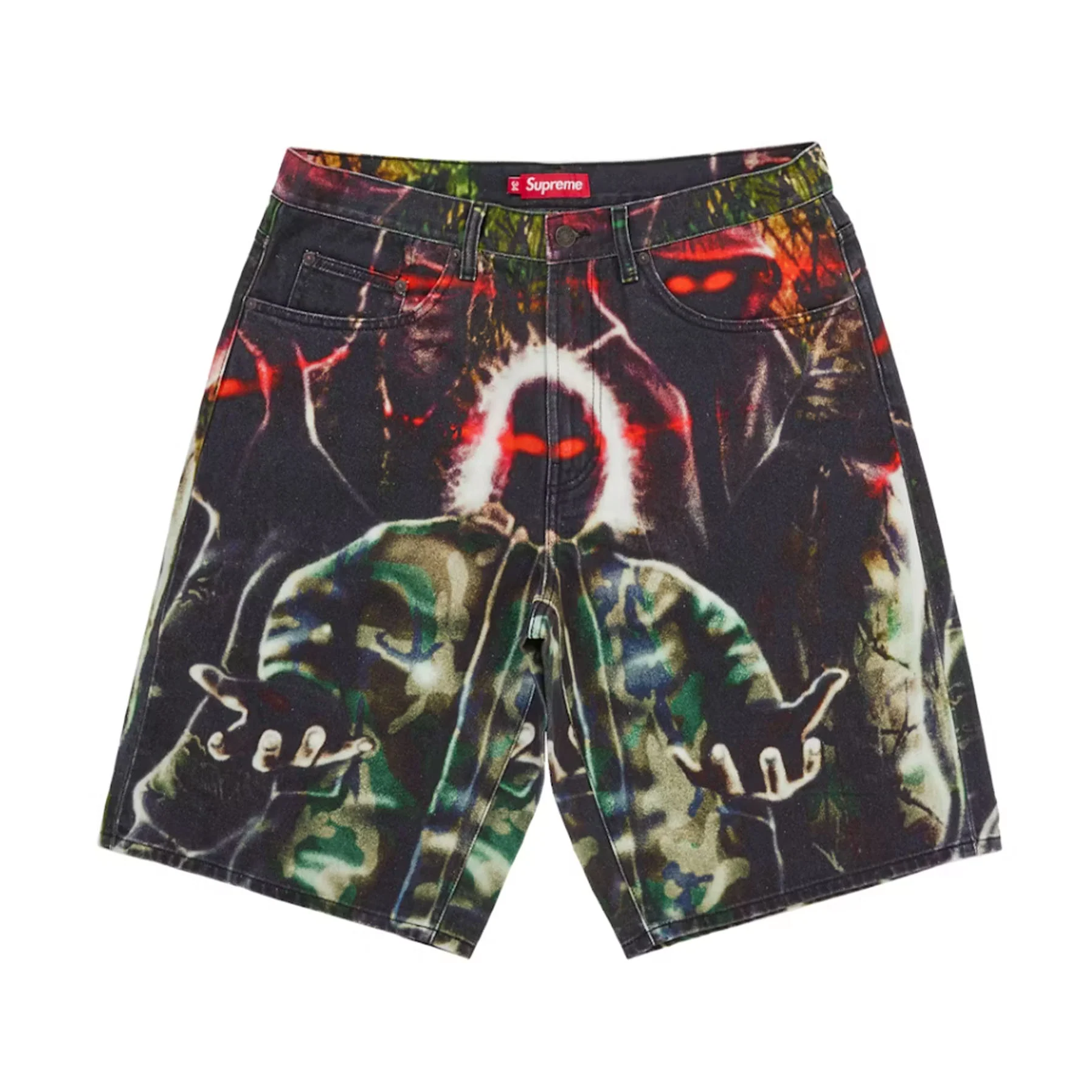 Supreme Shadows Baggy Denim Short Multicolor