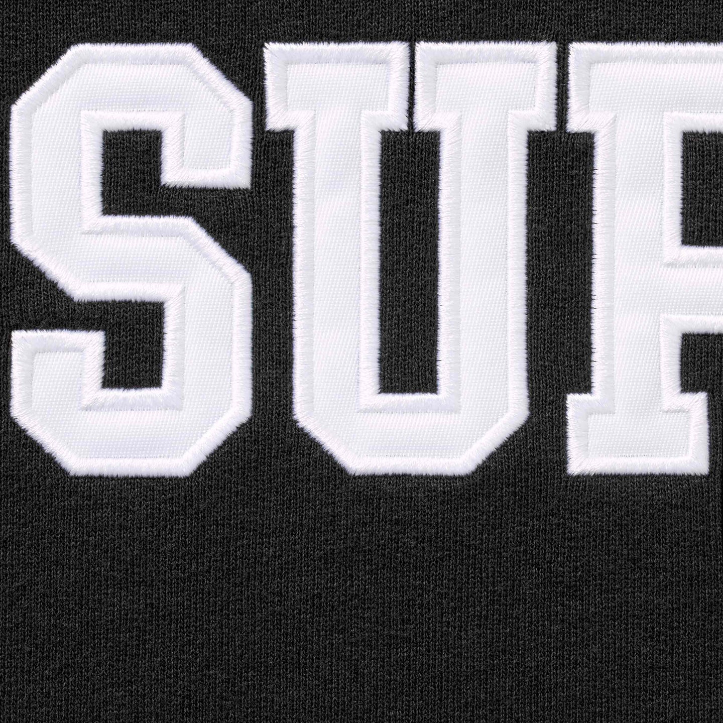 Supreme Shop Flag Half Zip Pullover Black New York - Image 2