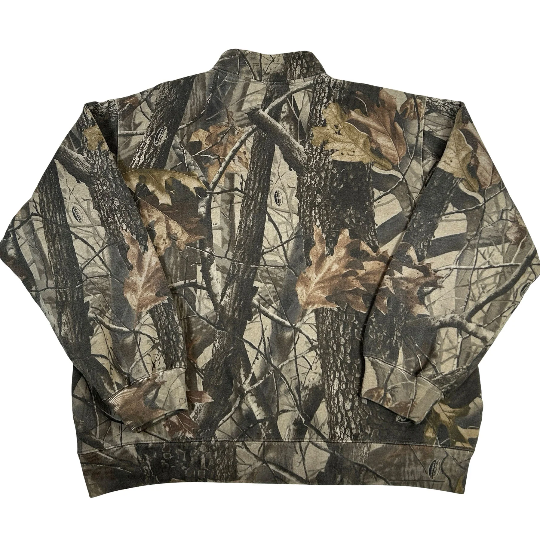Supreme Small Box Half Zip Pullover Realtree Hardwoods Camo [USED] - M (Used) - Image 2