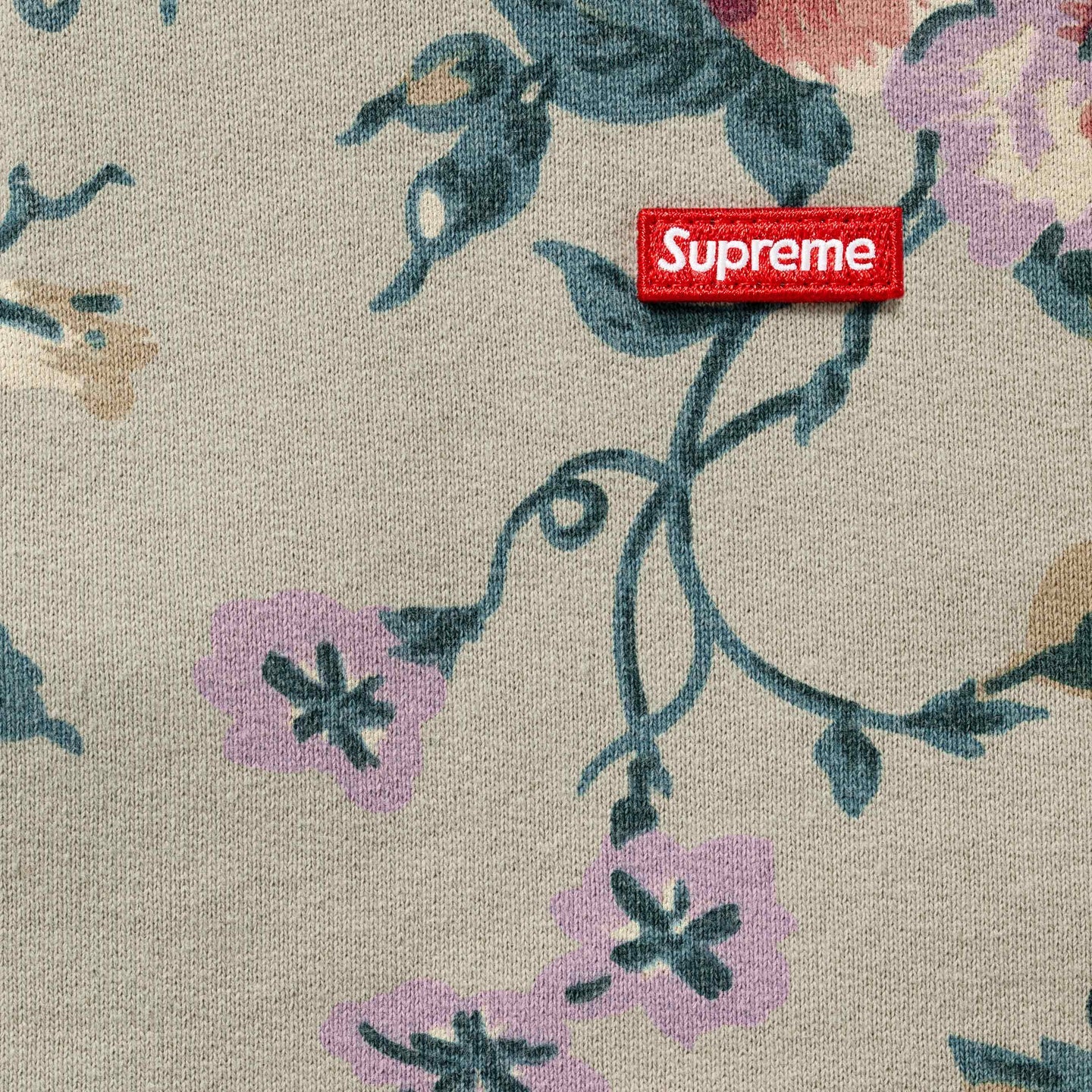 Supreme Small Box Half Zip Pullover (SS26) Floral - Image 2
