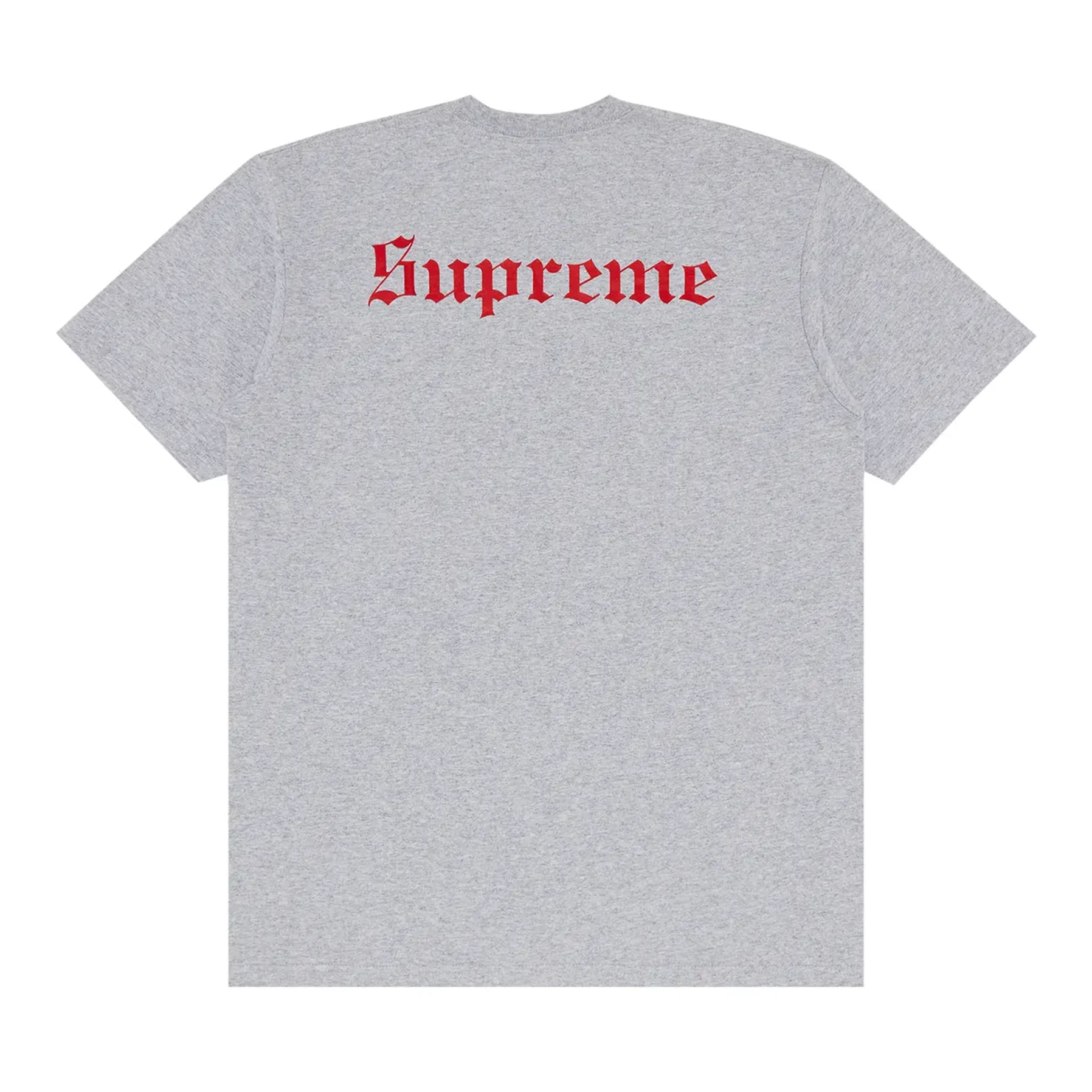 Supreme Snow White Tee Heather Grey [USED] - M (Used) - Image 2